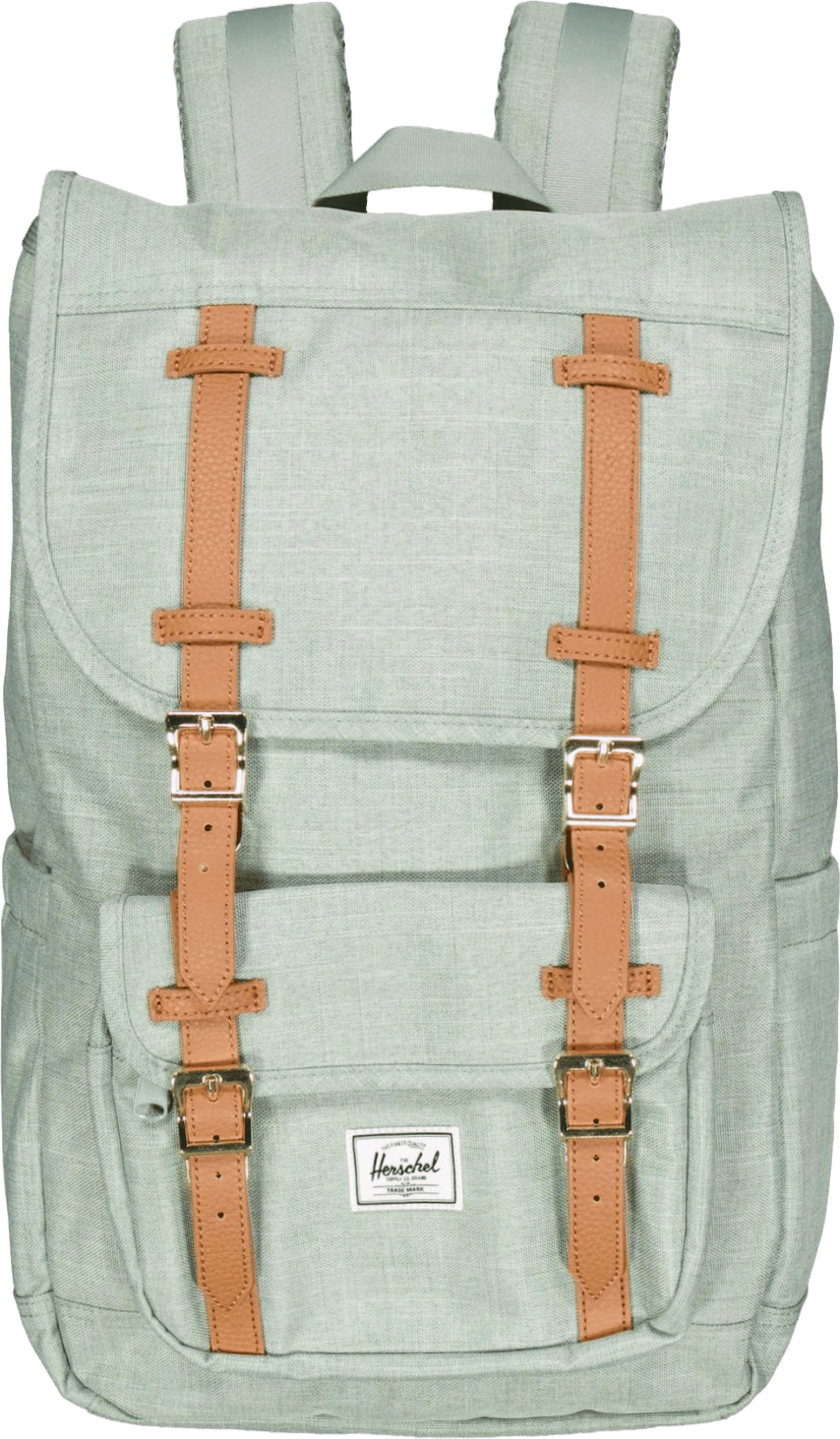 Herschel Little America Mid Ba Iceberg Green Crosshatch