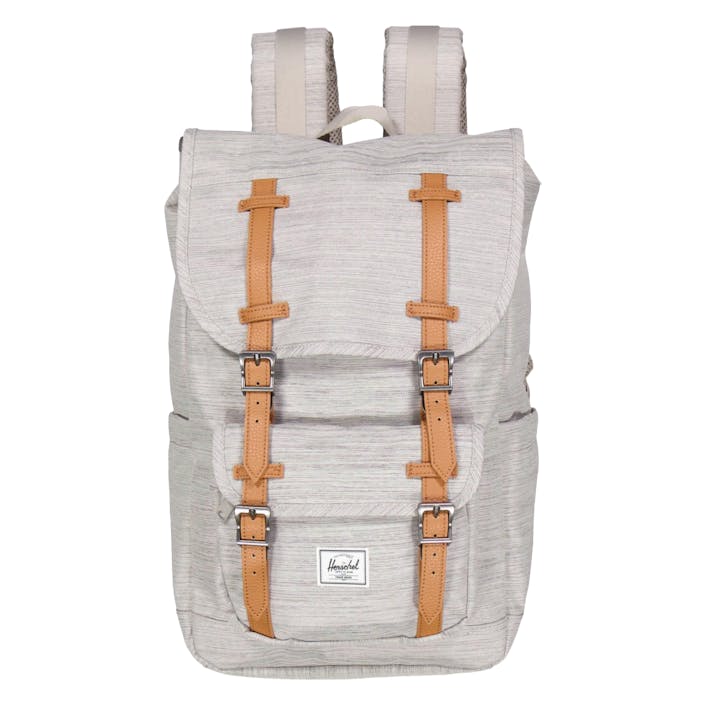 Herschel Little America Mid Ba Light Grey Crosshatch, Male, Apparatuur, Accessoires, Grijs, ONESIZE