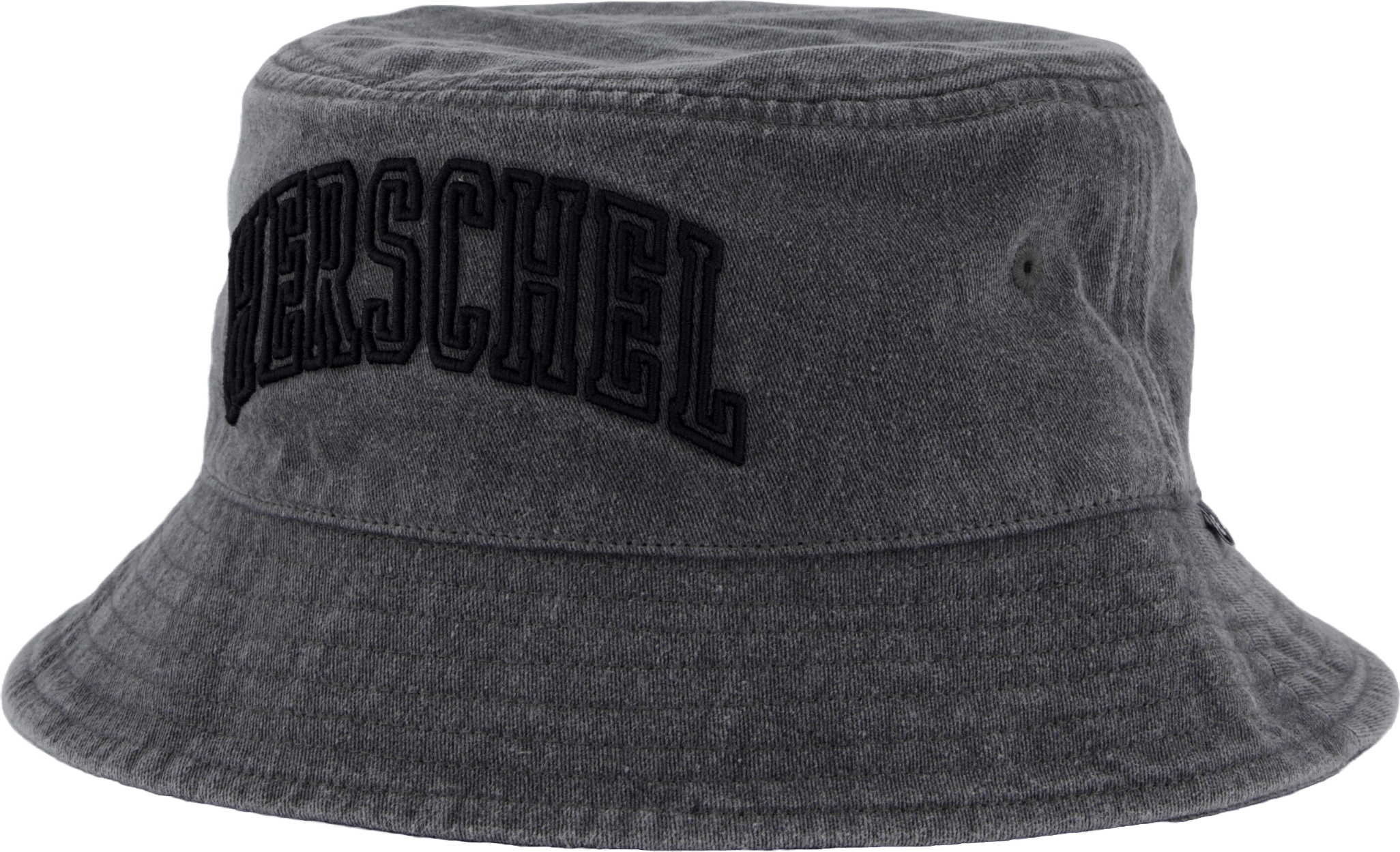 Norman Faculty Bucket Hat Black Stone Wash