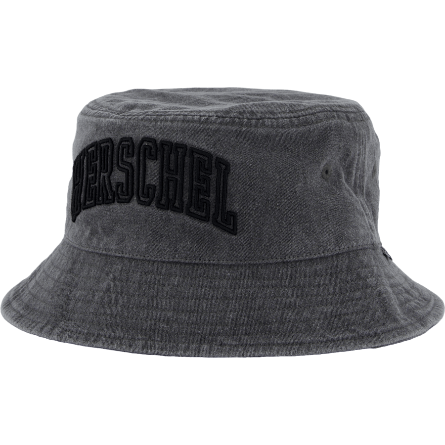 Norman Faculty Bucket Hat Black Stone Wash