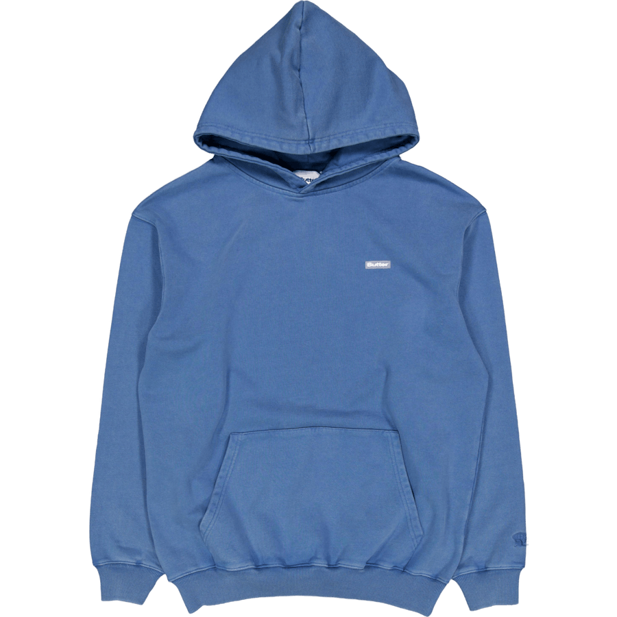 Basic Pullover Hood Washed Navy