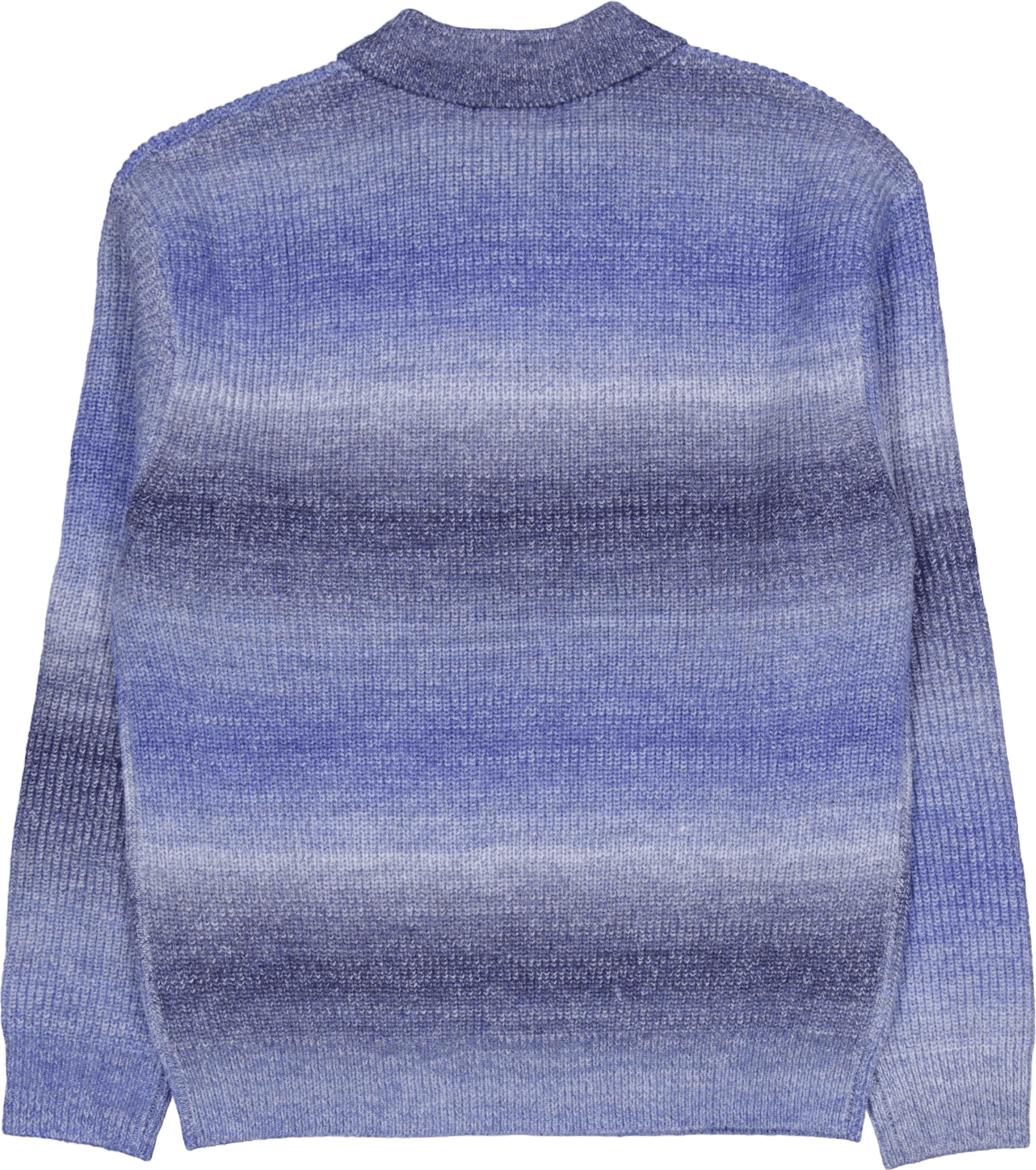 Beams 1/4 Zip Knit Polo Blue - Bild 2