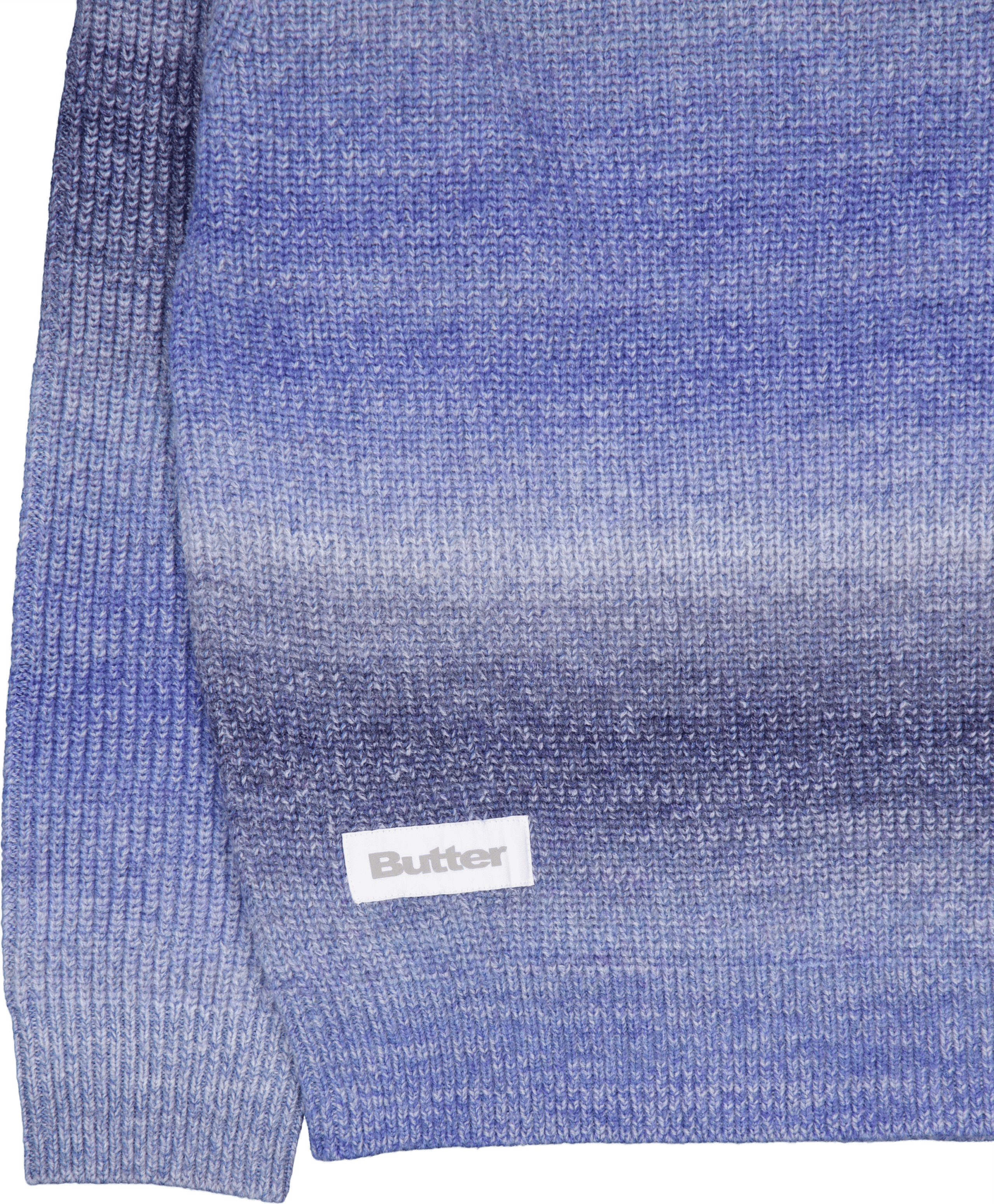 Beams 1/4 Zip Knit Polo Blue - Bild 4