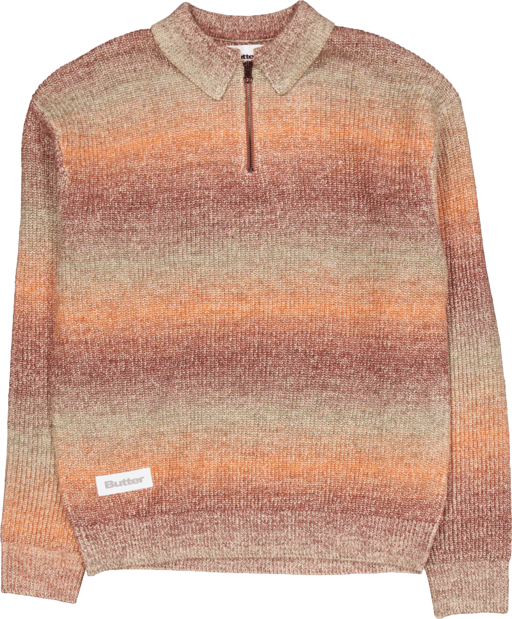 Beams 1/4 Zip Knit Polo Port