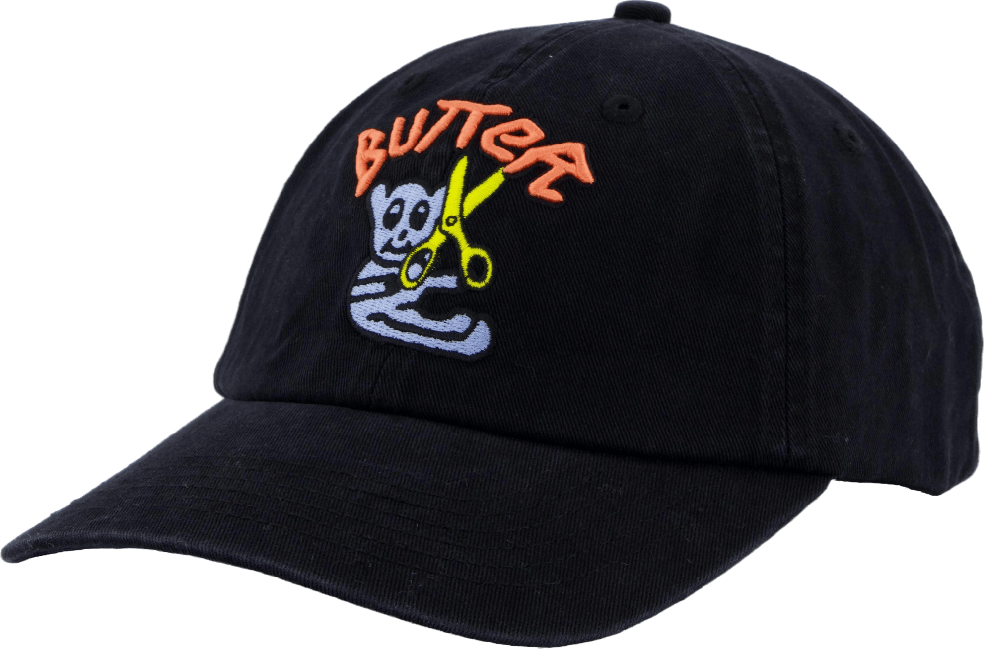 Bear 6 Panel Cap Black