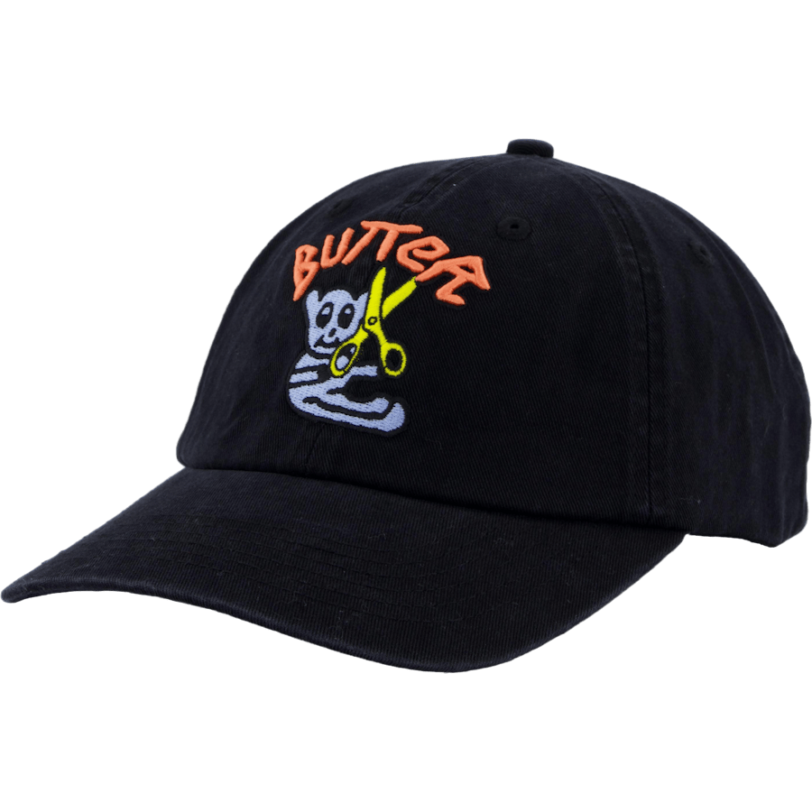 Bear 6 Panel Cap Black