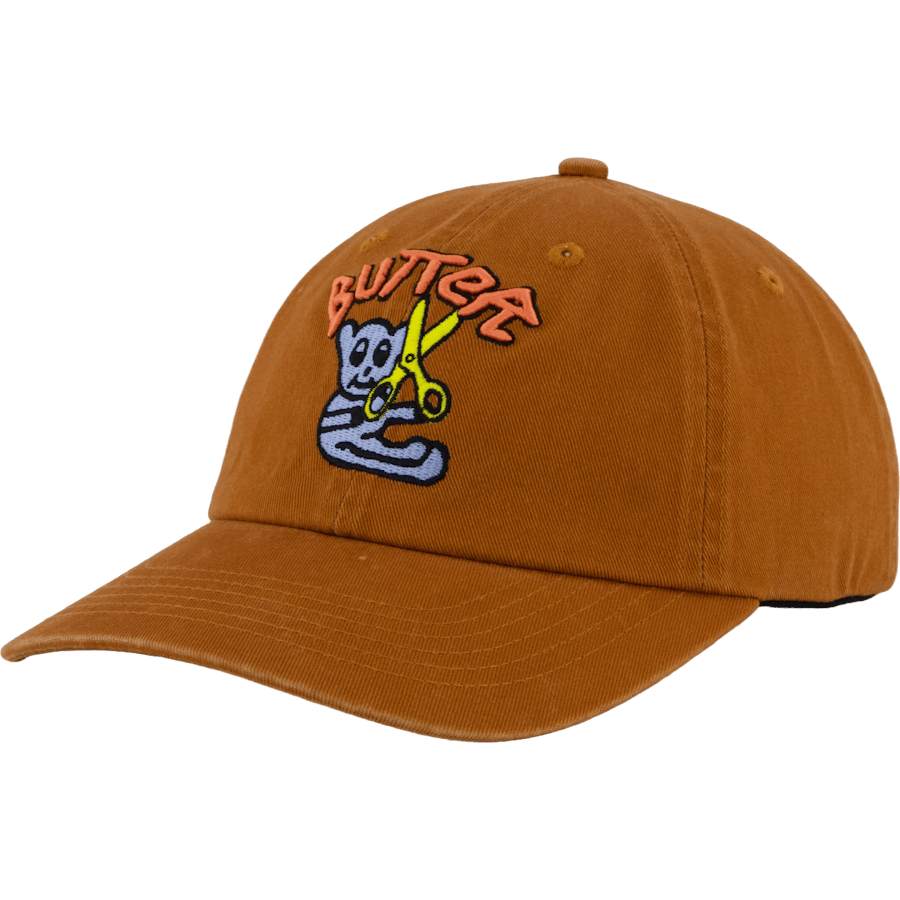 Bear 6 Panel Cap Caramel