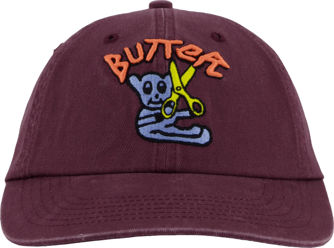Bear 6 Panel Cap Wine - Bild 5