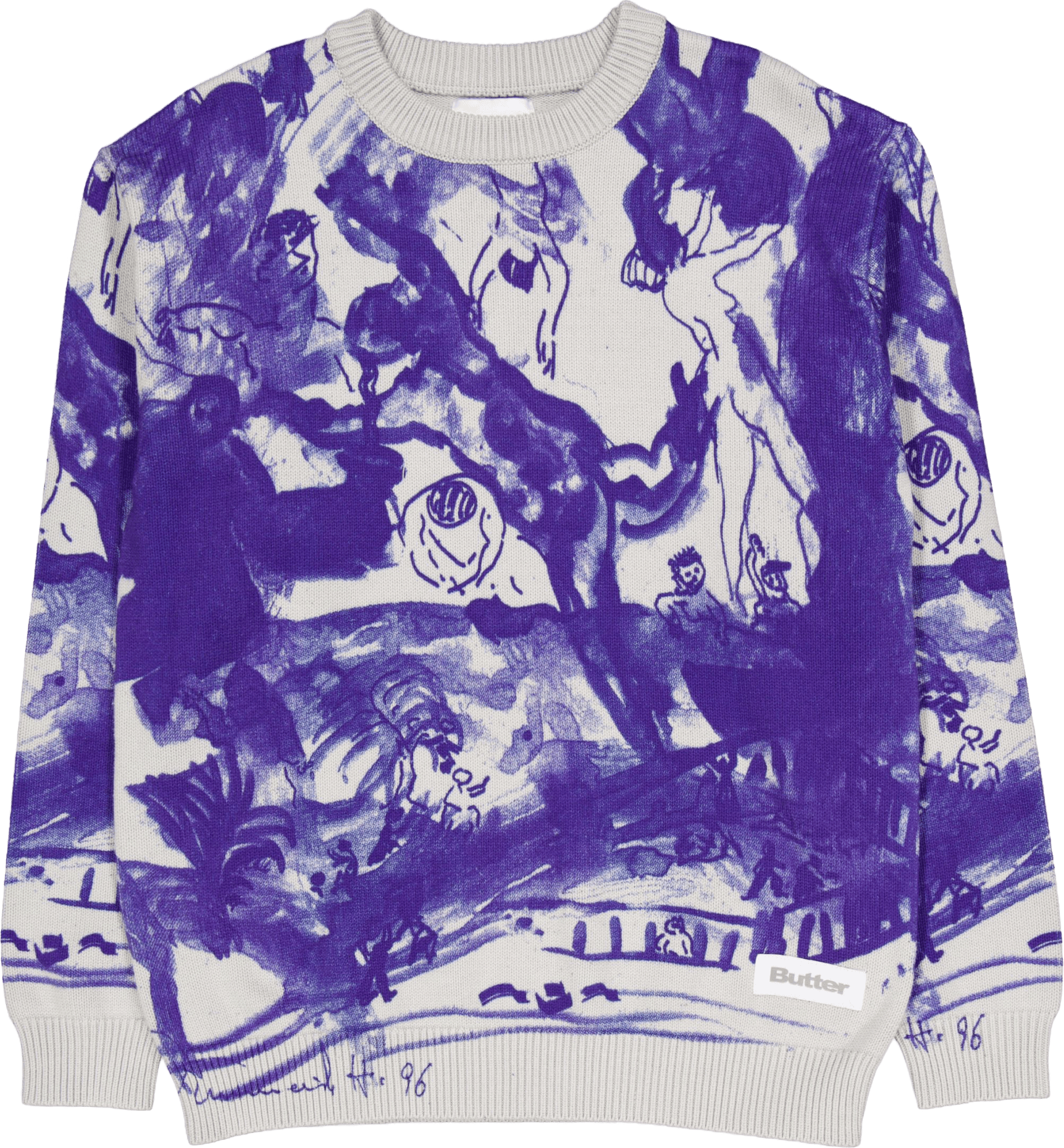 Davide Knit Sweater Grey