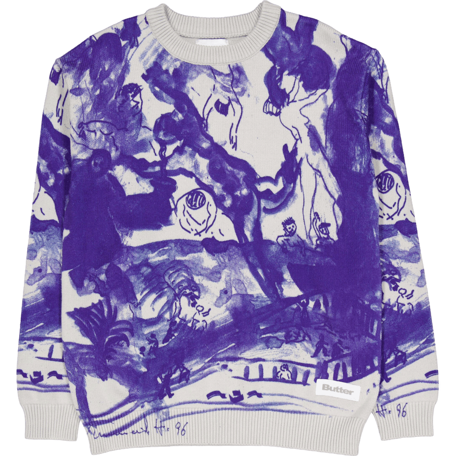 Davide Knit Sweater Grey