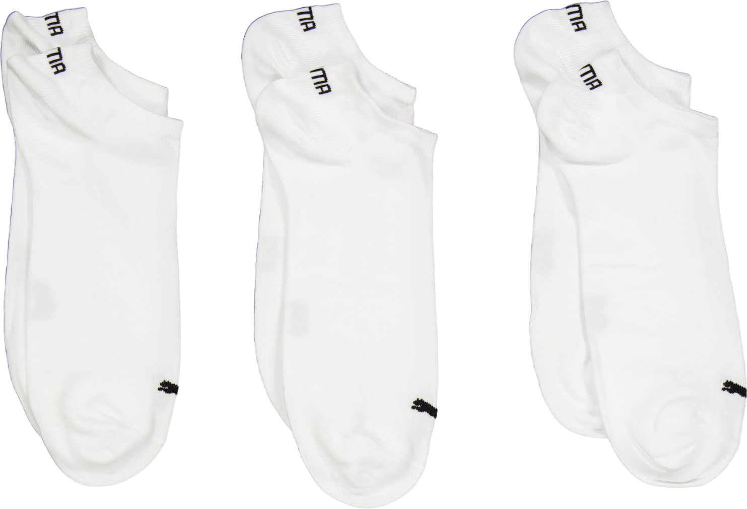 Puma Unisex Sneaker Plain 3p White, Unisex, Apparels, Socks, White, 35-38