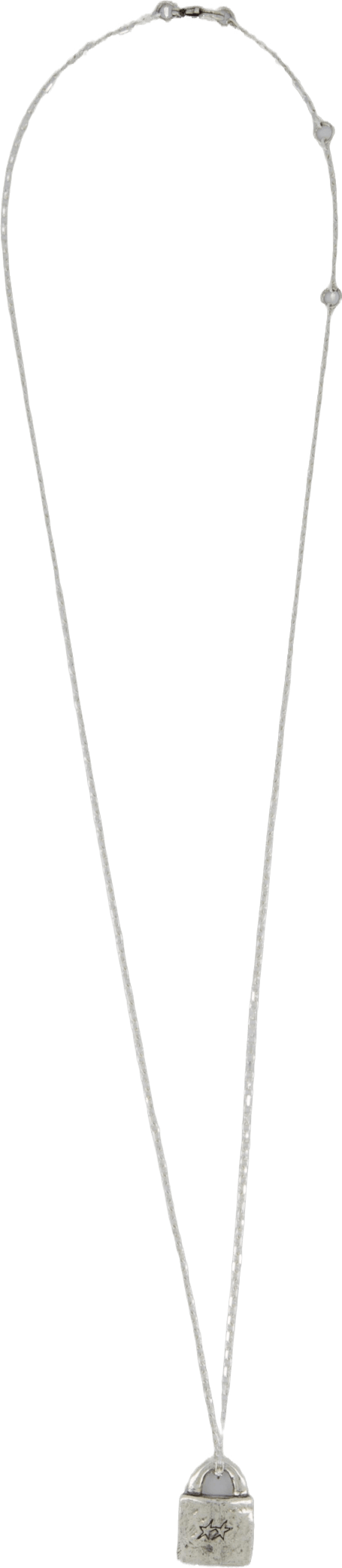 Closed Necklace Silver, Male, Equipment, other accessories, Silver, ONESIZE