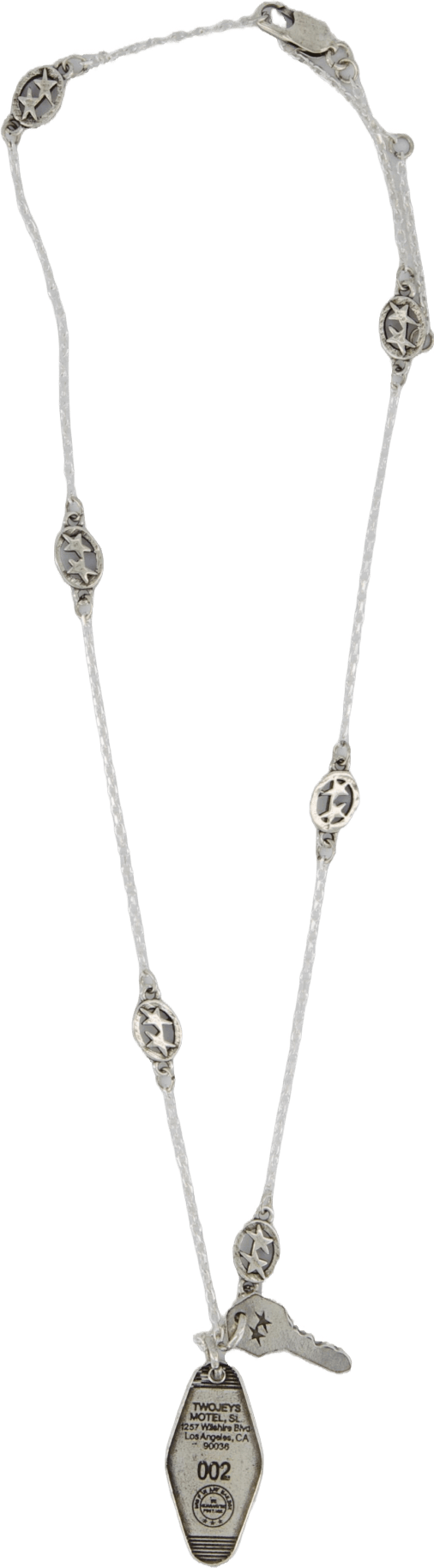 Motel Necklace Silver, Male, Apparatuur, andere accessoires, Zilver, ONESIZE