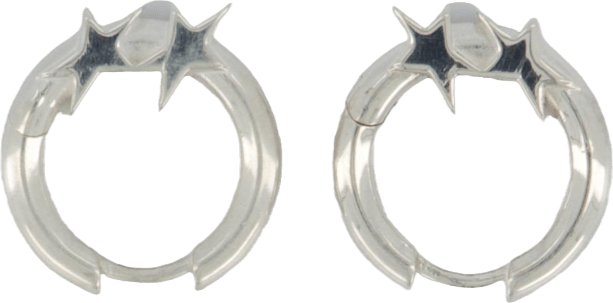 Tj Icon Earrings Silver