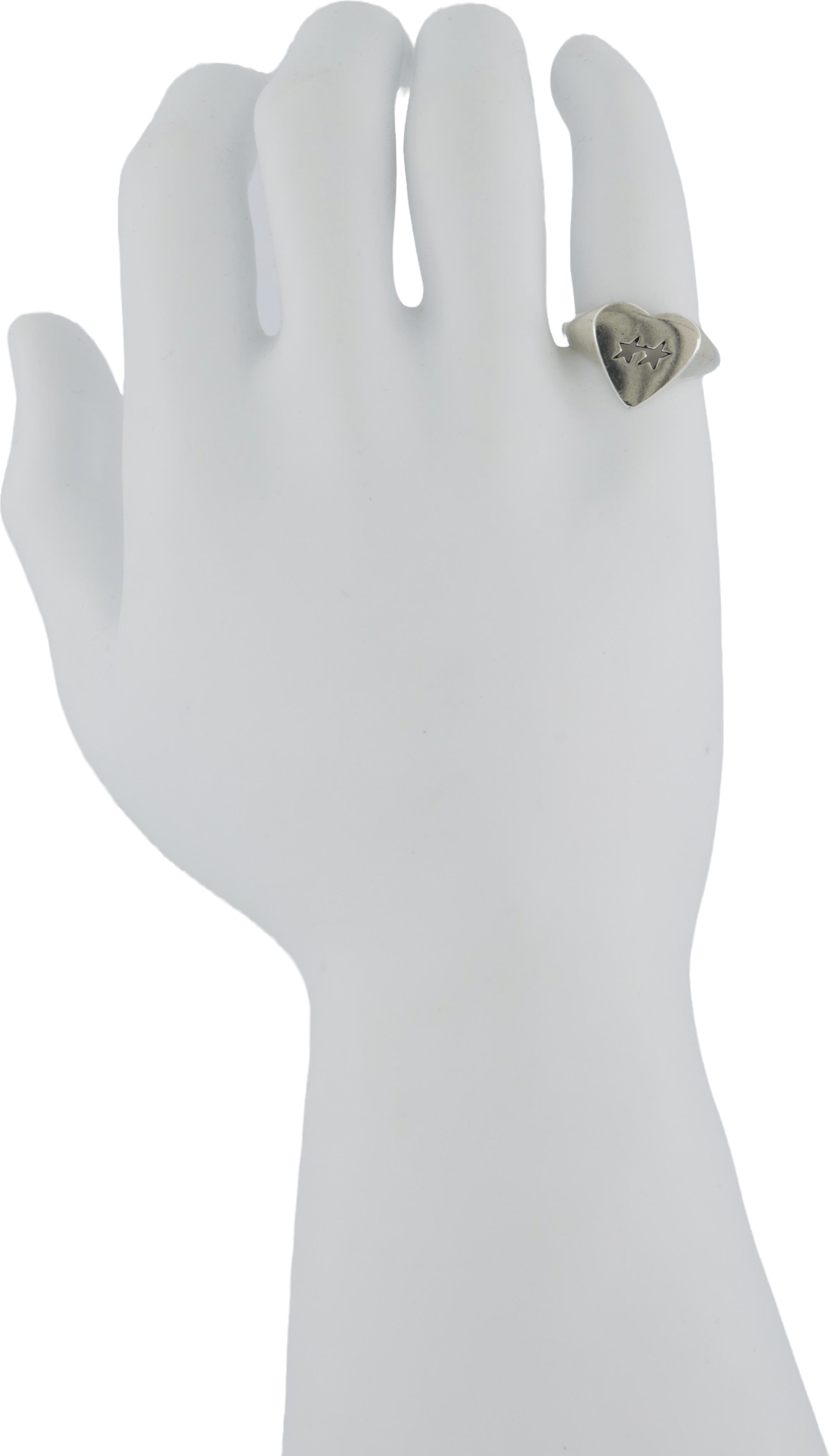 Icon Heart Ring Silver