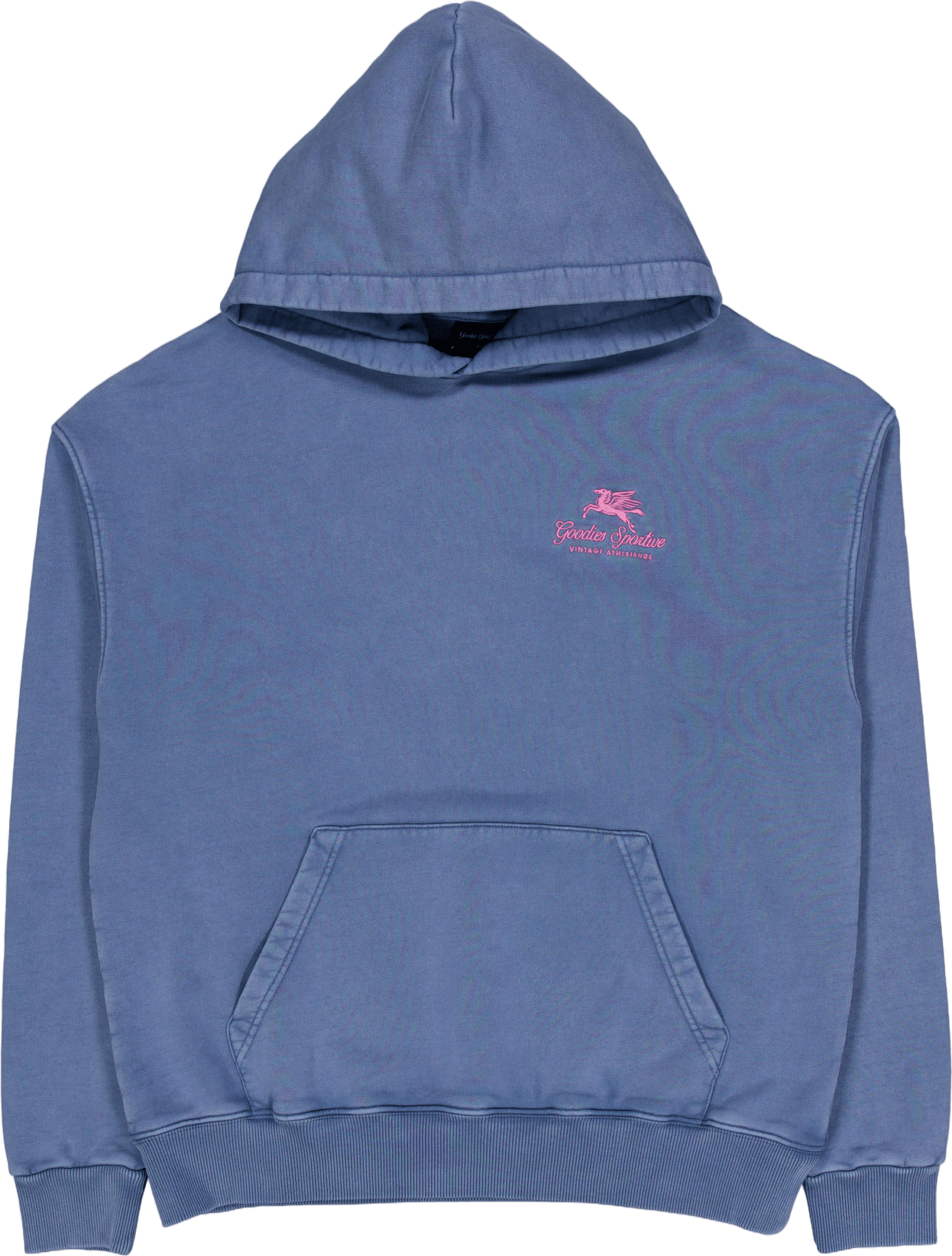 550g  Washed Premium Hoodie Blue/pink