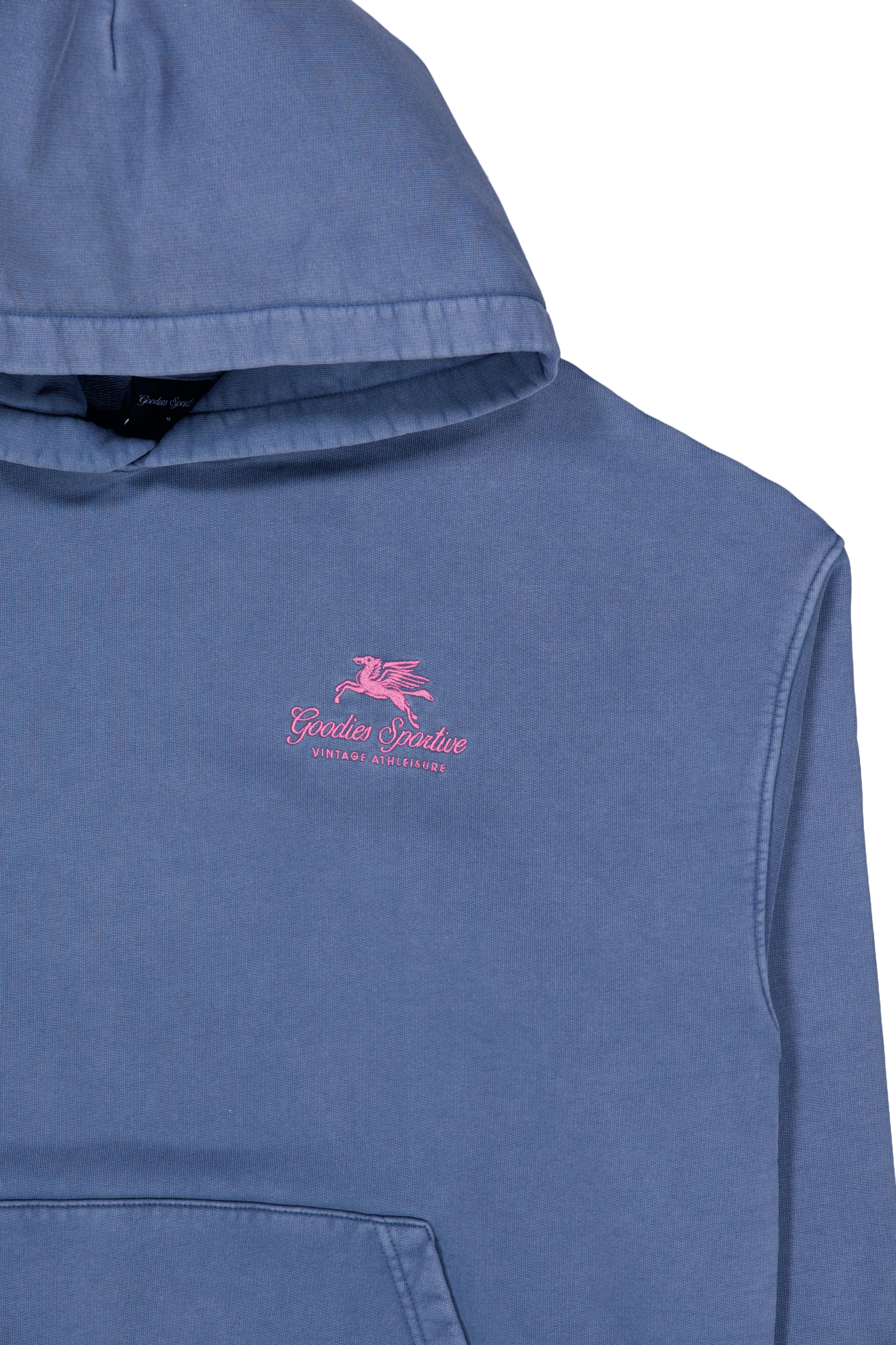 550g  Washed Premium Hoodie Blue/pink - Bild 3