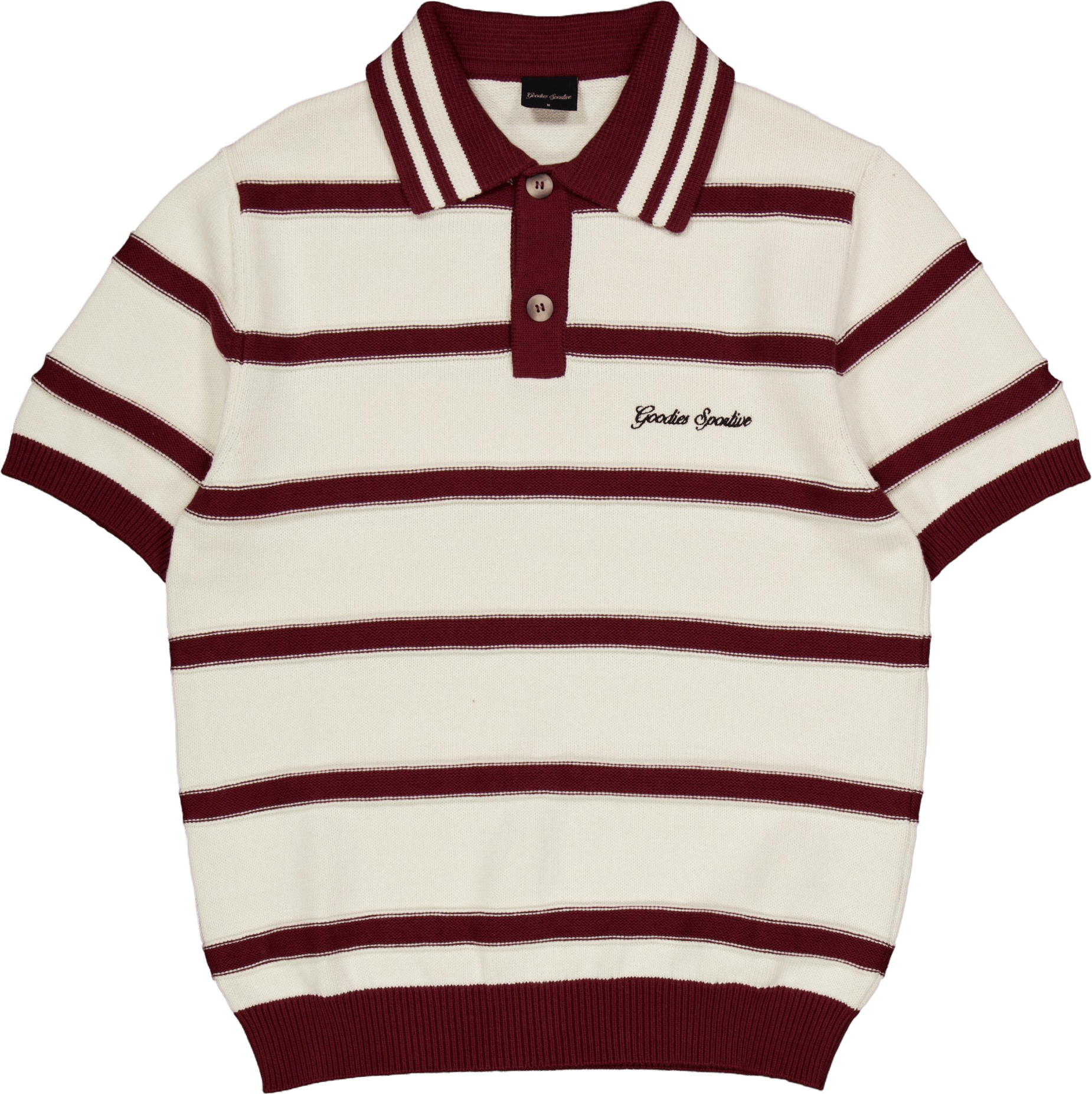Red Plum Polo Burgundy/ecru