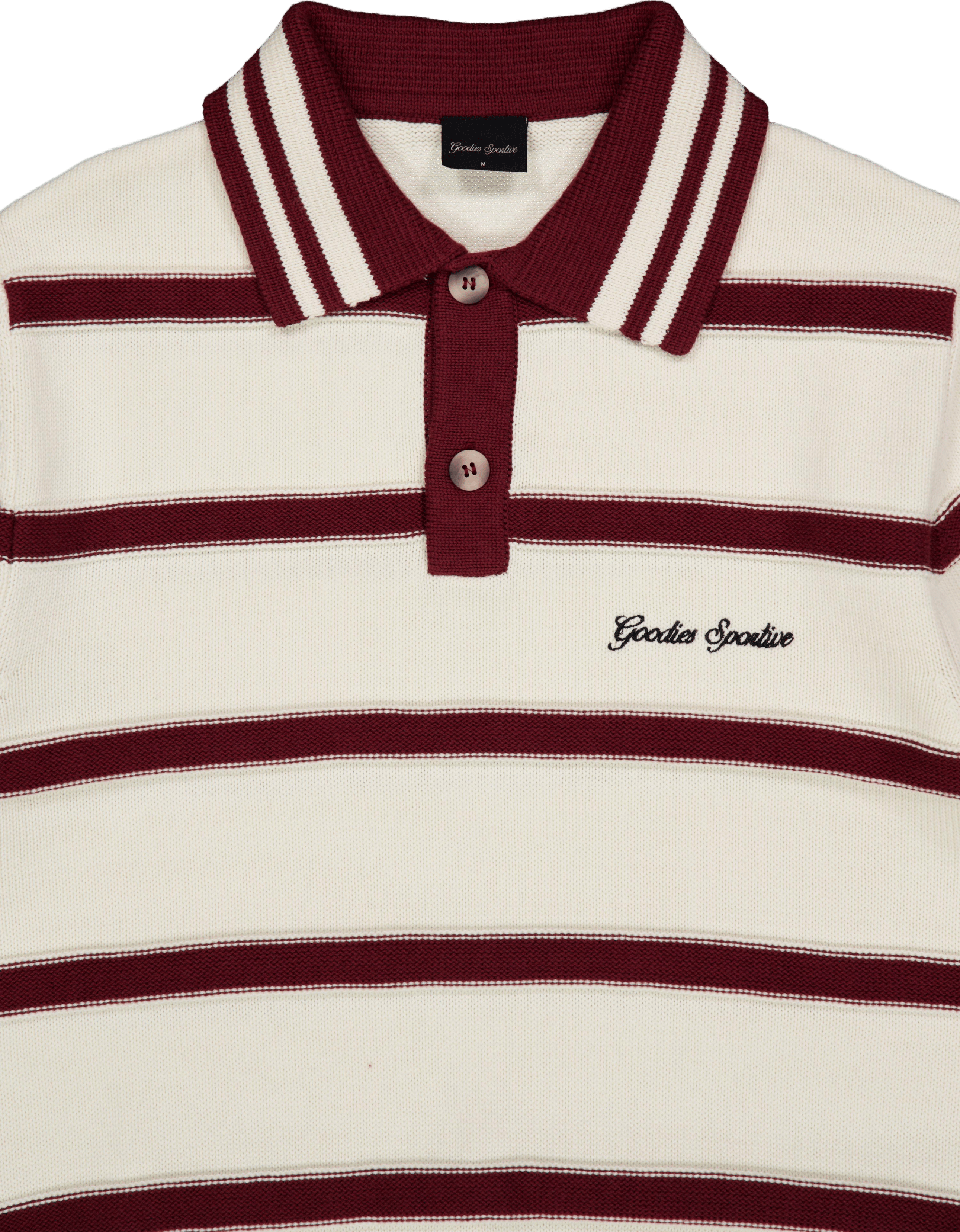 Red Plum Polo Burgundy/ecru - Bild 3