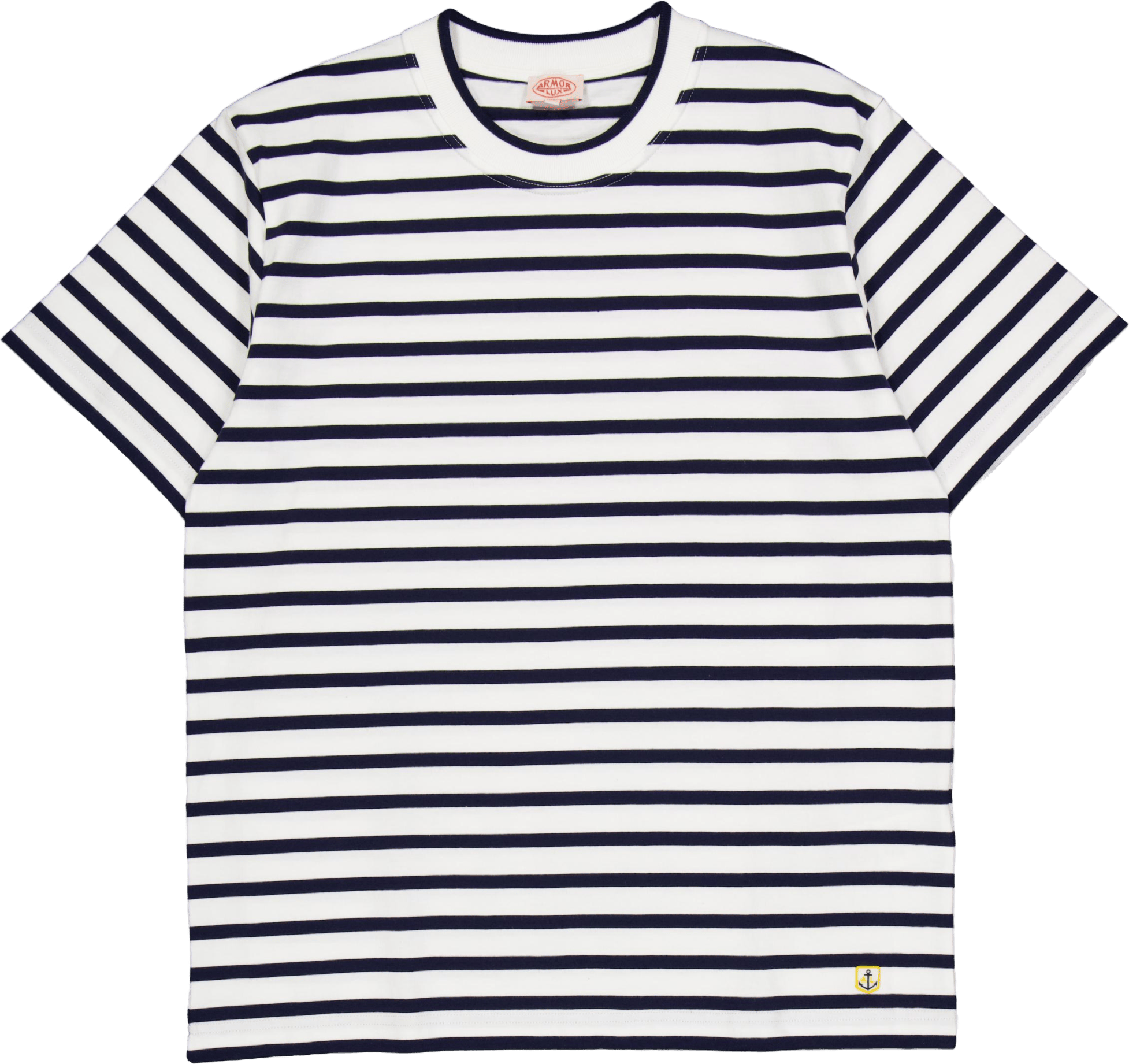 T-shirt Héritage Milk/marine Deep