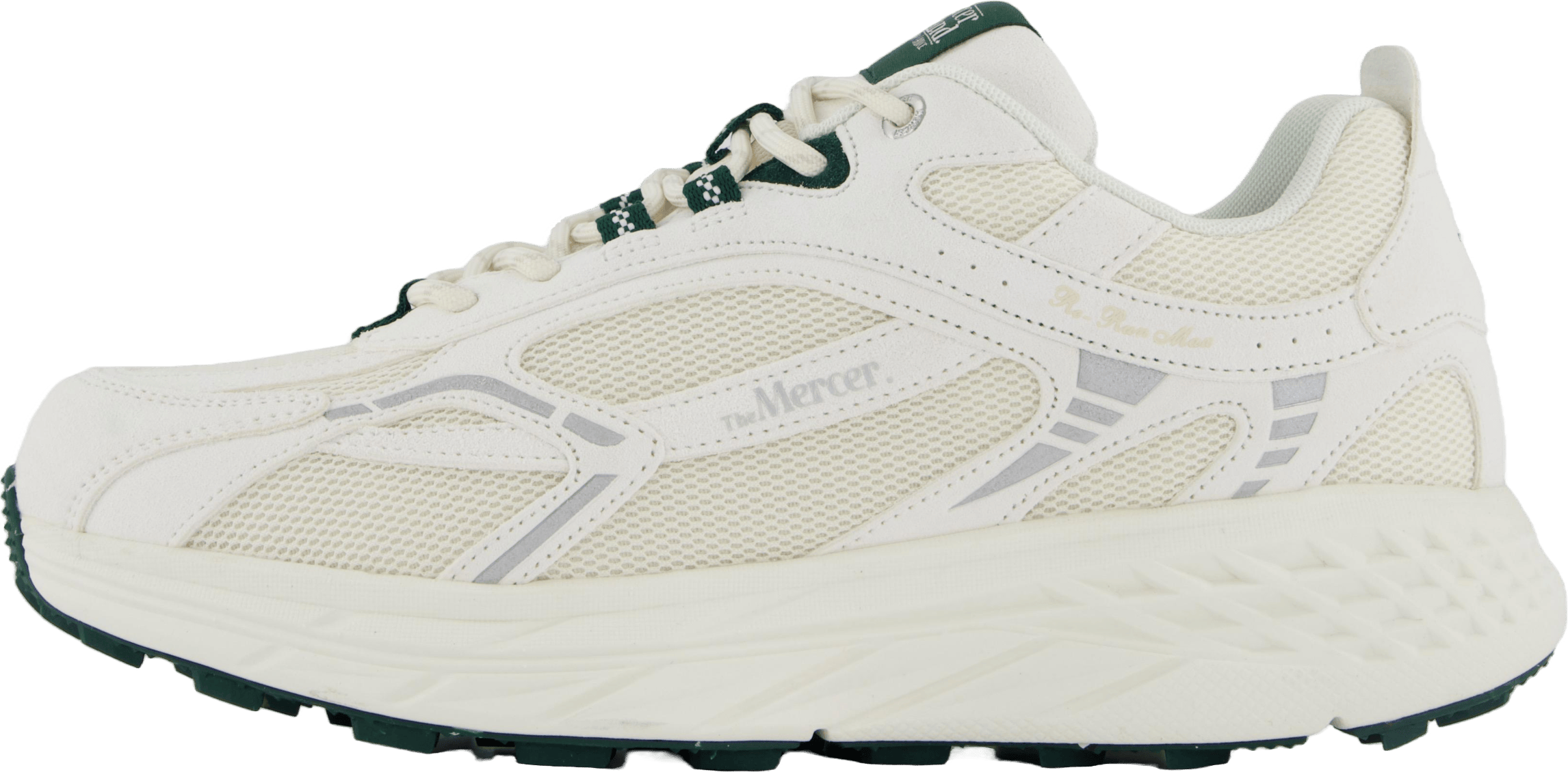 The Re-run Max Suede White/green, Male, Shoes, Trainers, White, EU 46