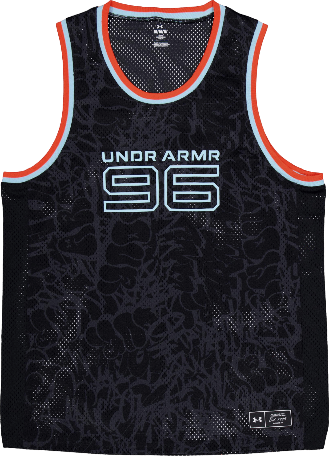 Zone Pro Mesh Tank Printed Black