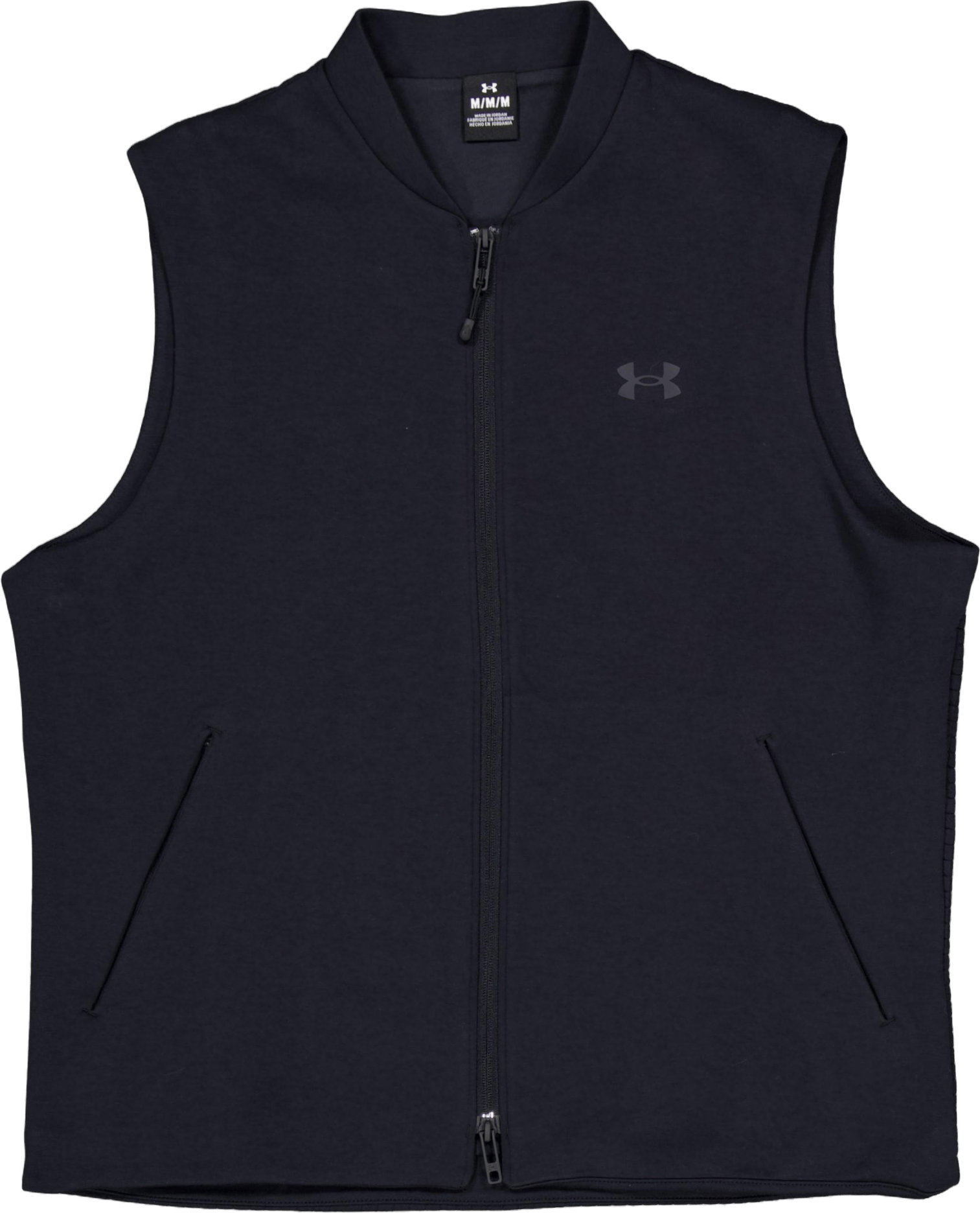 Ua Unstoppable Flc Grid Vest Black
