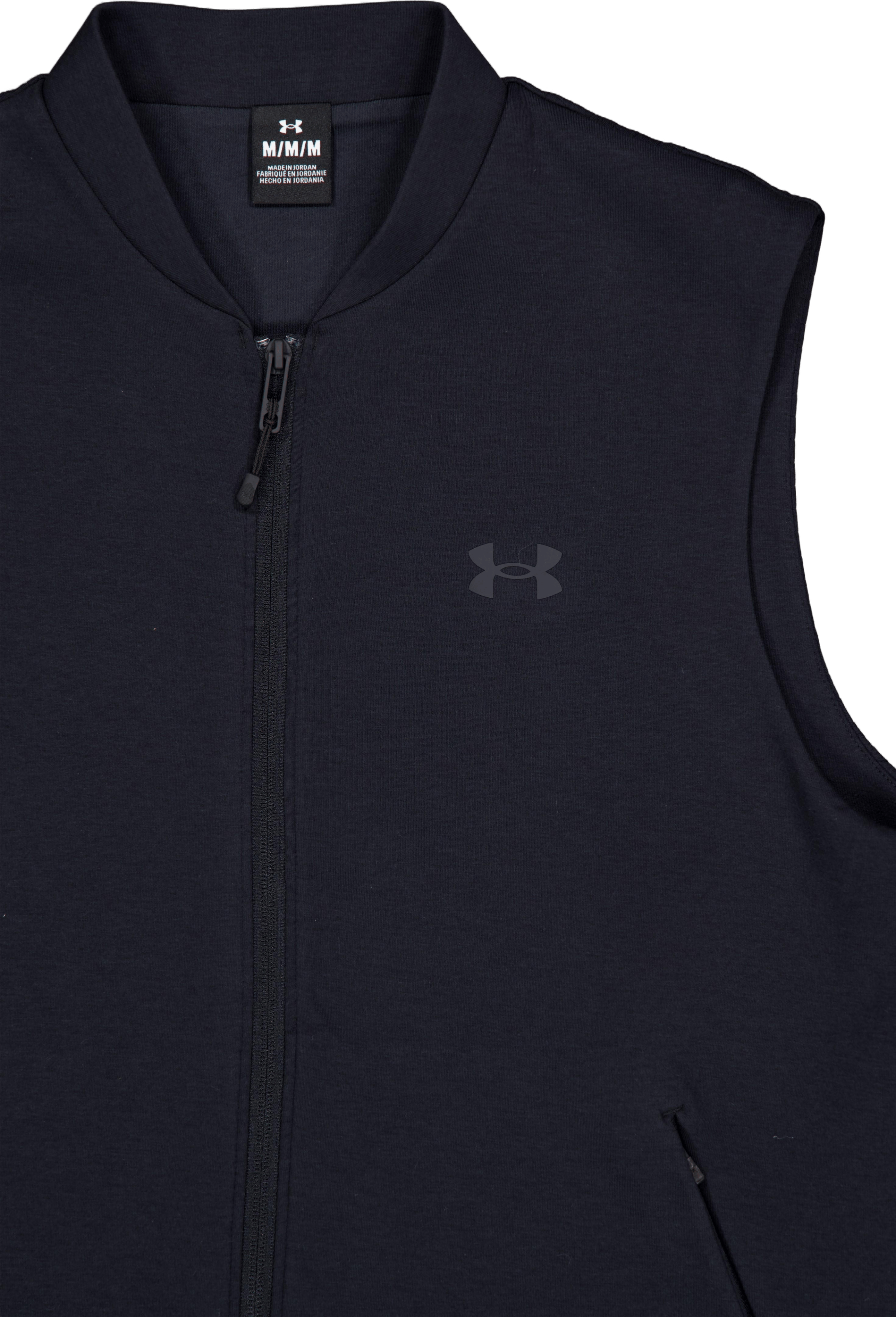 Ua Unstoppable Flc Grid Vest Black - Bild 3