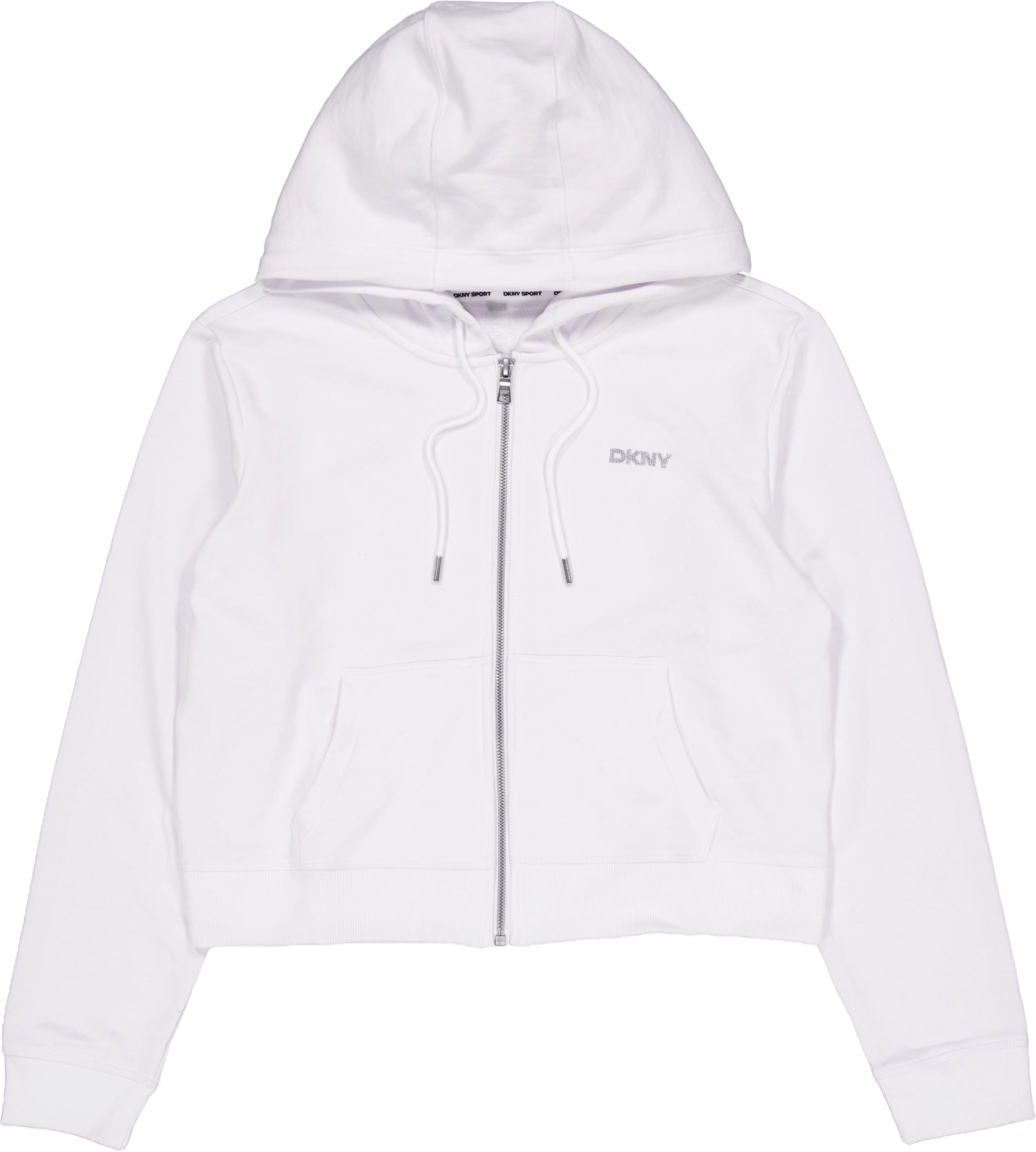 Mini Stud Lg F/zip H White