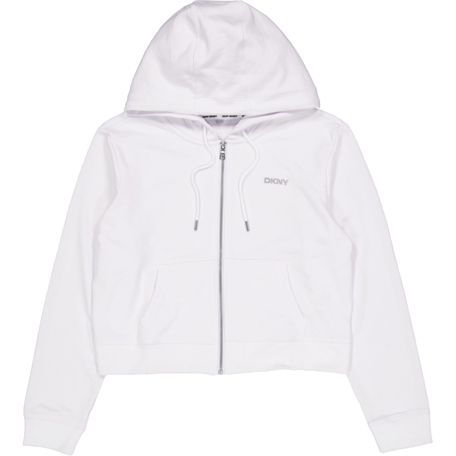 Mini Stud Lg F/zip H White
