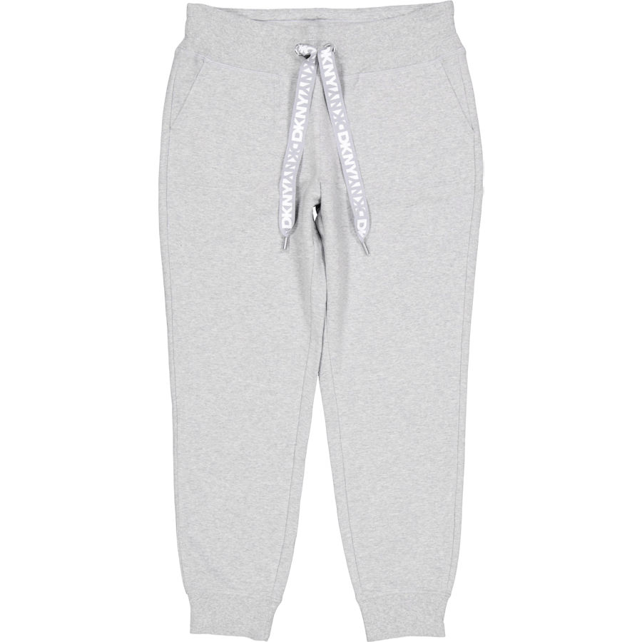 Two Tone Logo Drawcord Jogger Pearl Grey Heather