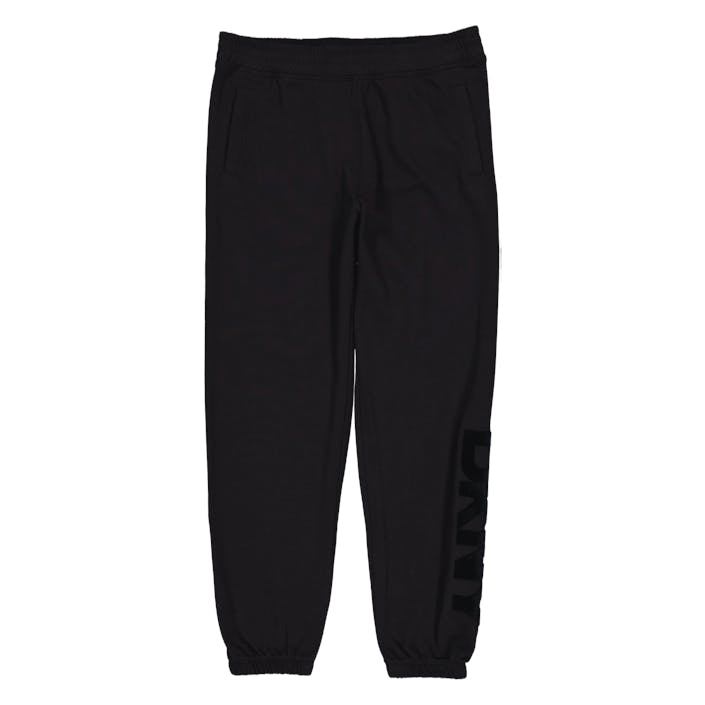 Emb Lg Hw Jogger Black, Female, Apparels, Pants, Black, XS