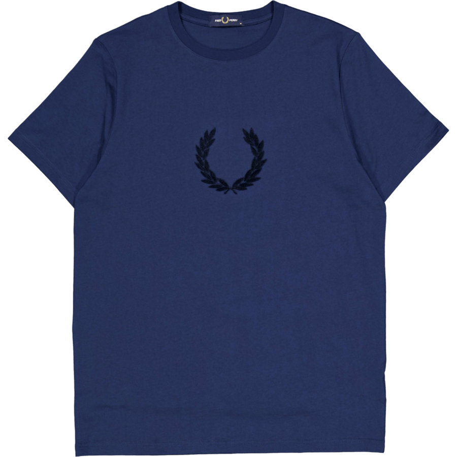 Textr Laurel Wreath Tee Tennis Blue