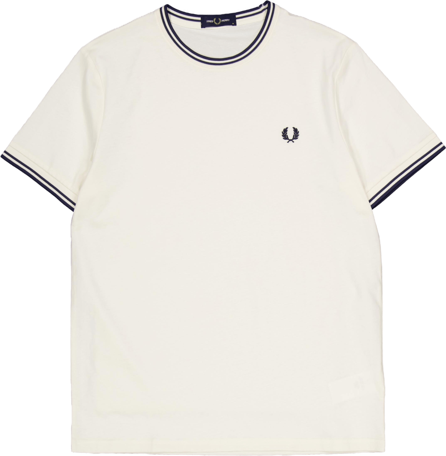 Twin Tipped T-shirt Ecru/tennis Blue