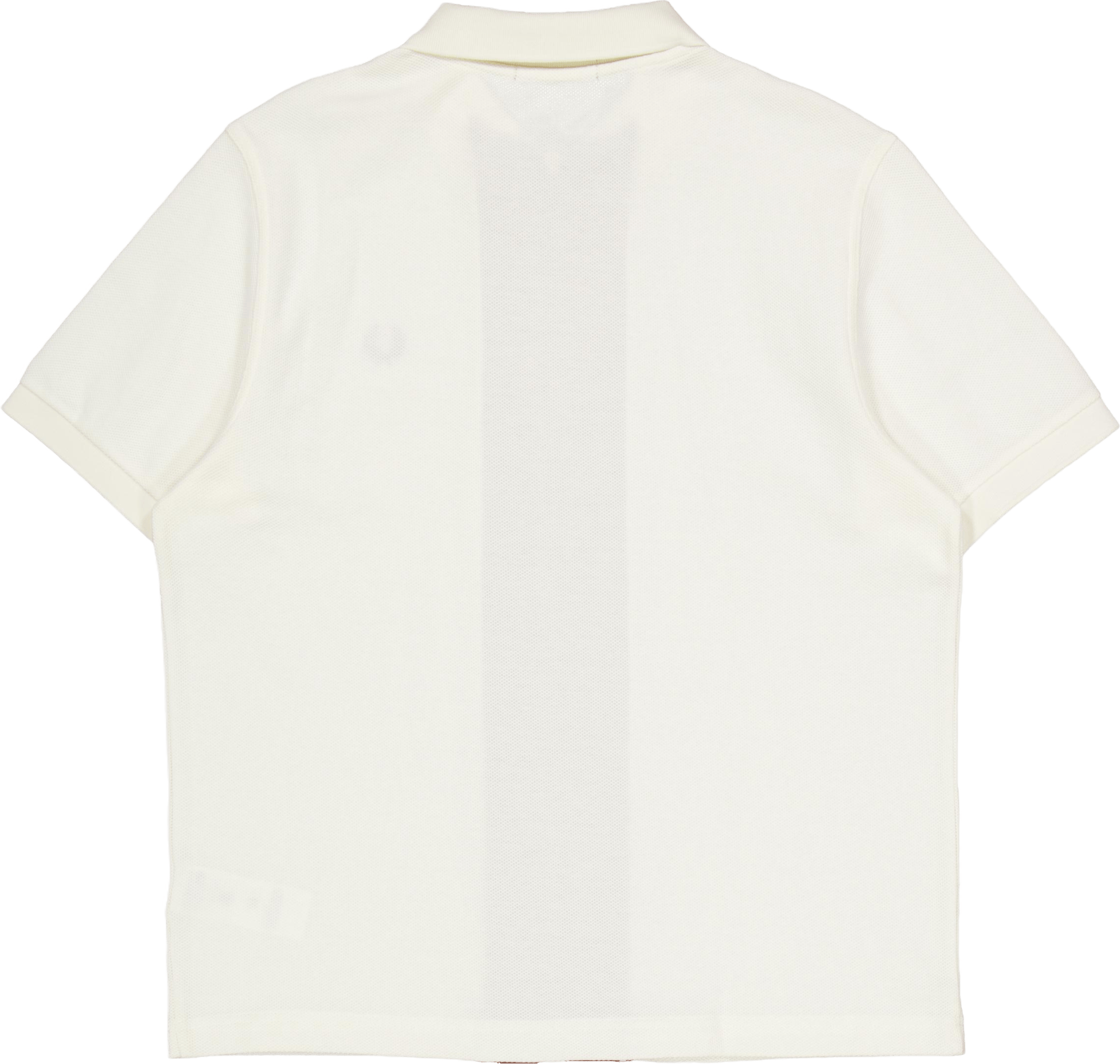 Zip Polo Shirt Light Ecru - Bild 2