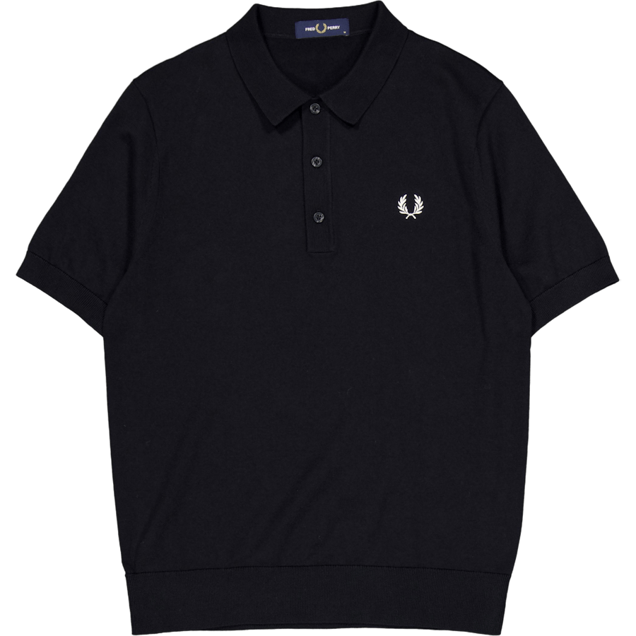 Cotton Knitted Shirt Black