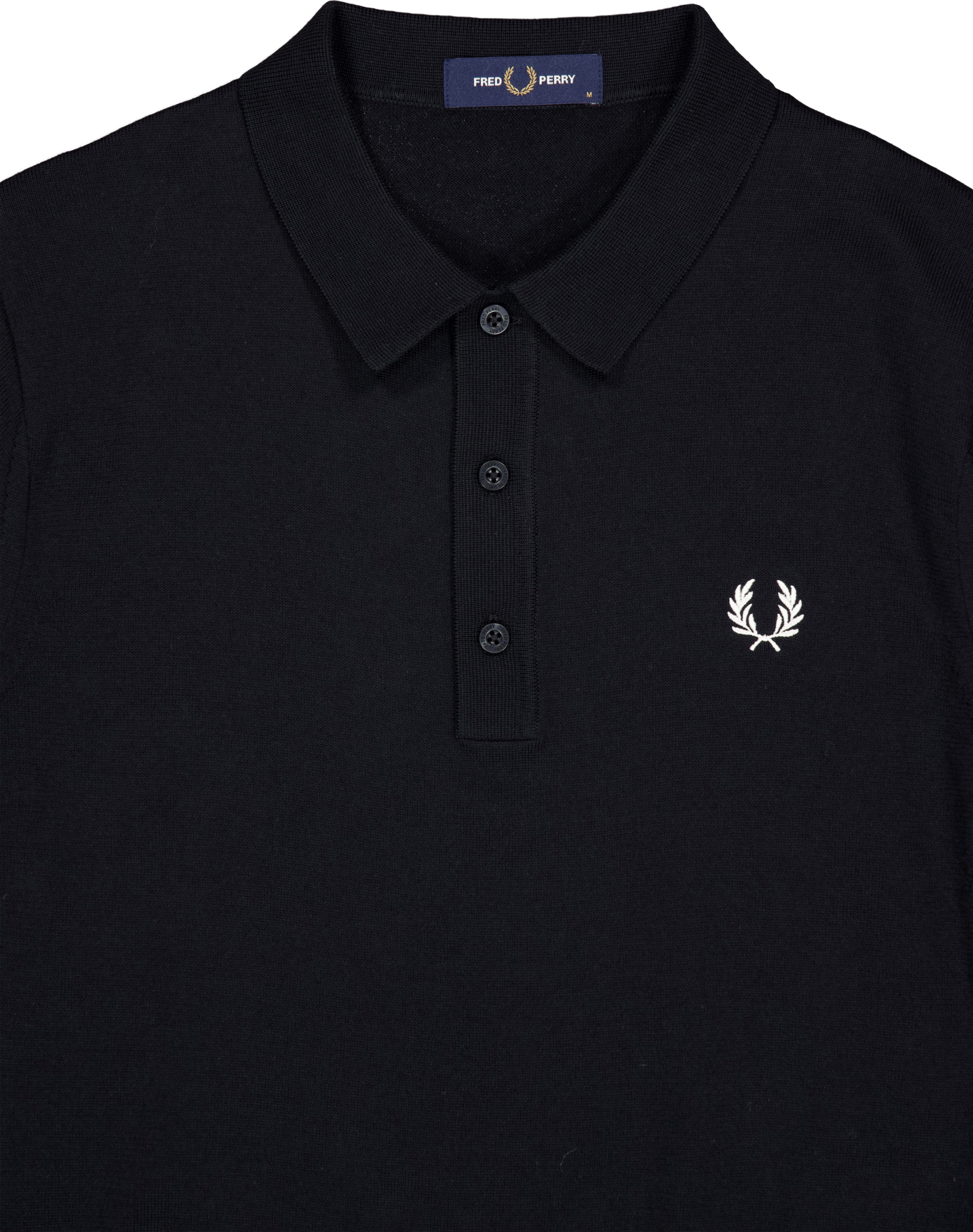 Cotton Knitted Shirt Black - Bild 3