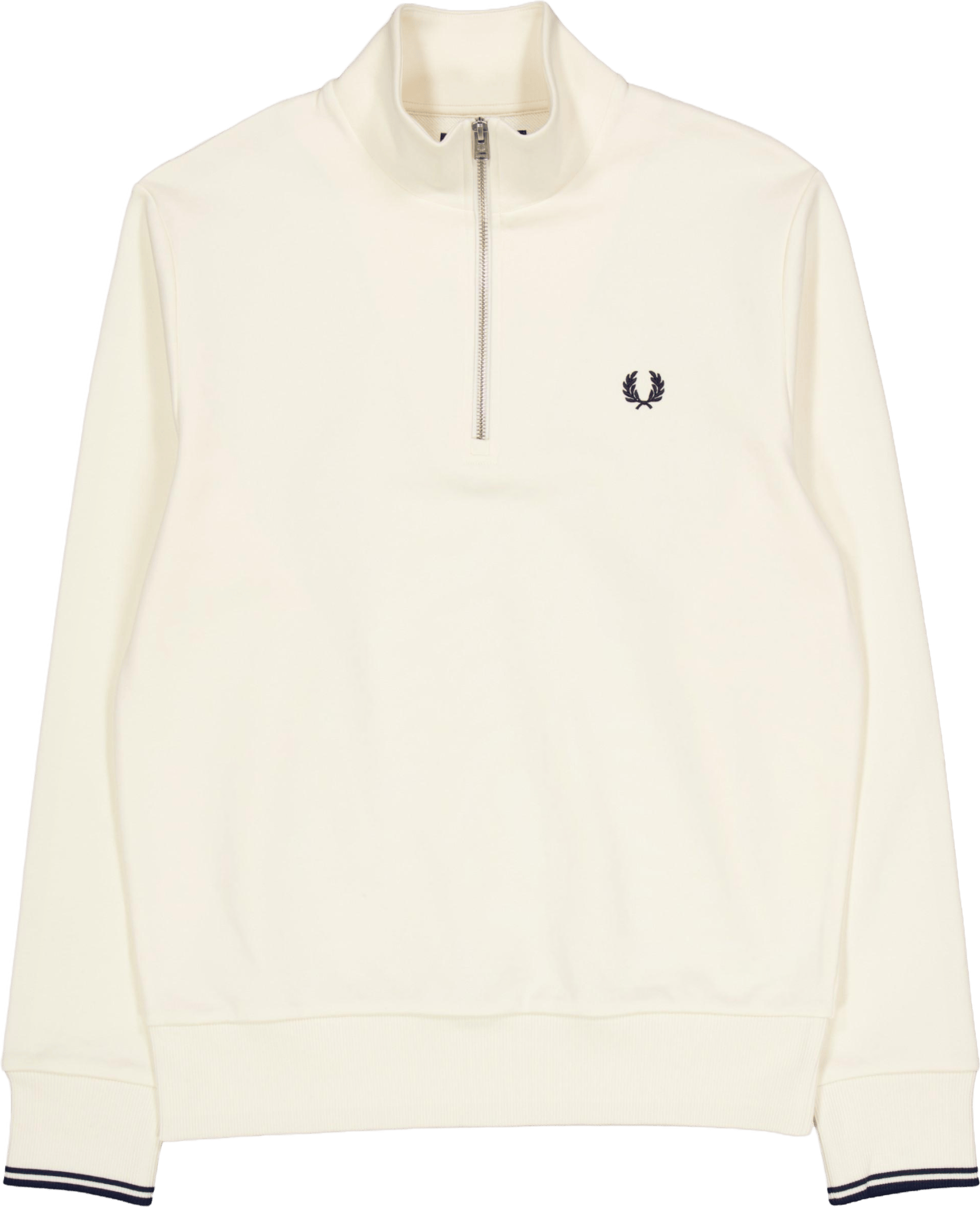 Half Zip Sweatshirt Ecru/tennis Blue