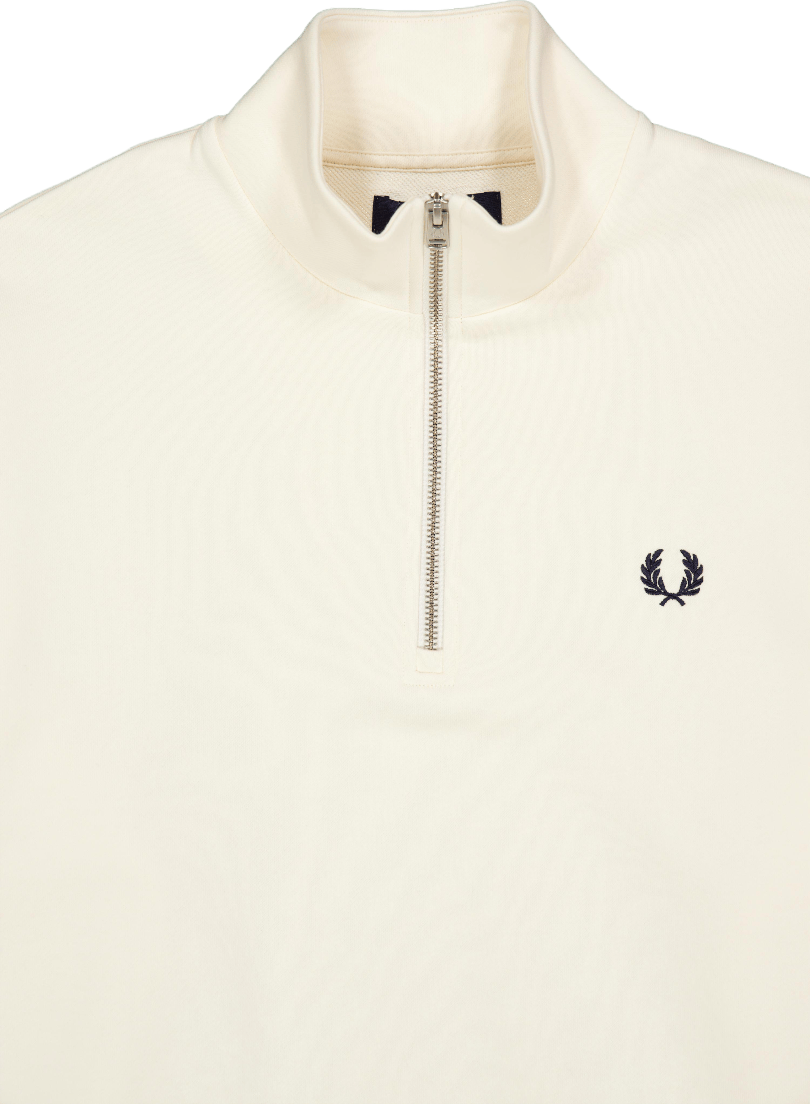 Half Zip Sweatshirt Ecru/tennis Blue - Bild 3