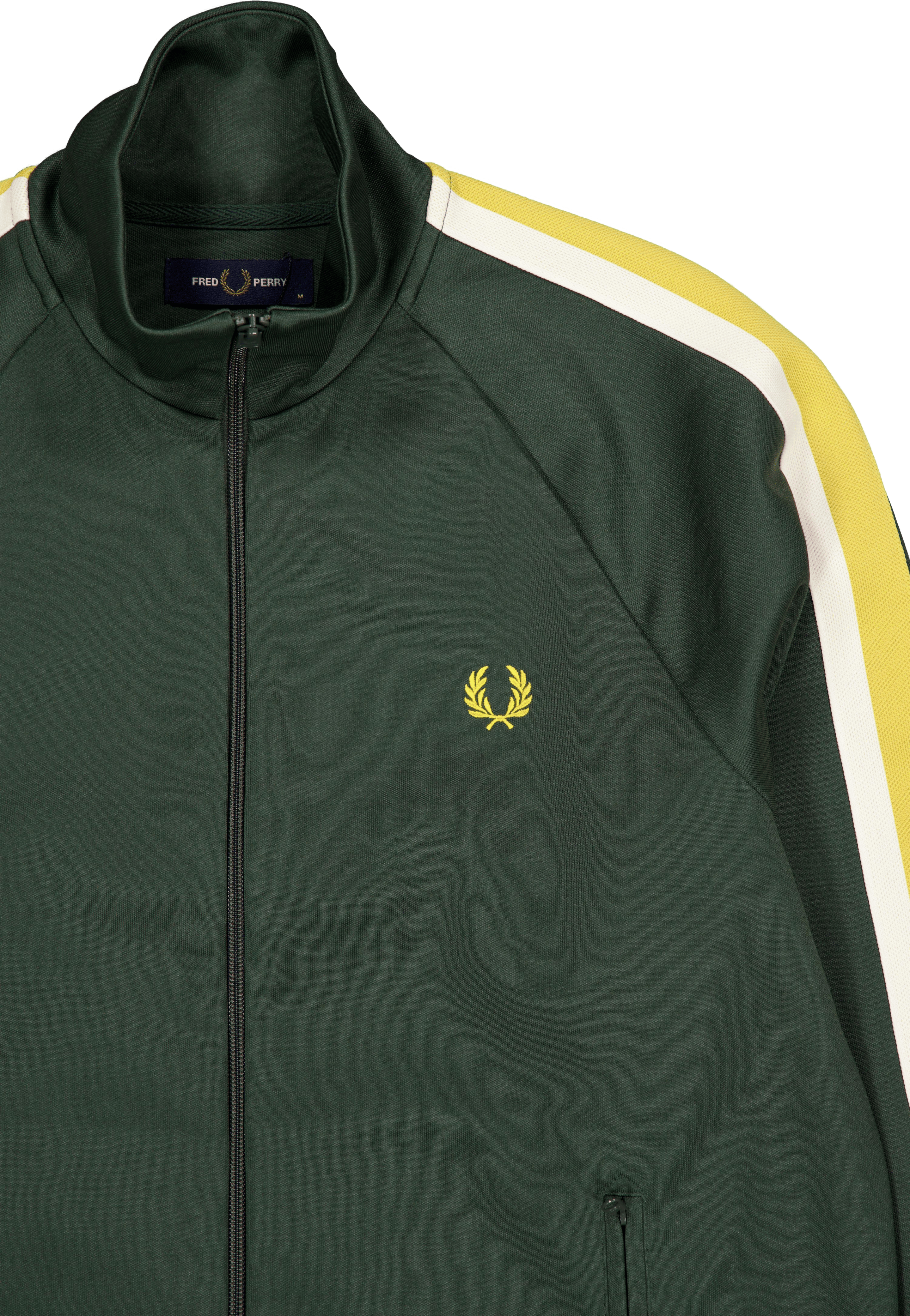 Two Col Tape Trk Jkt Court Green - Bild 3