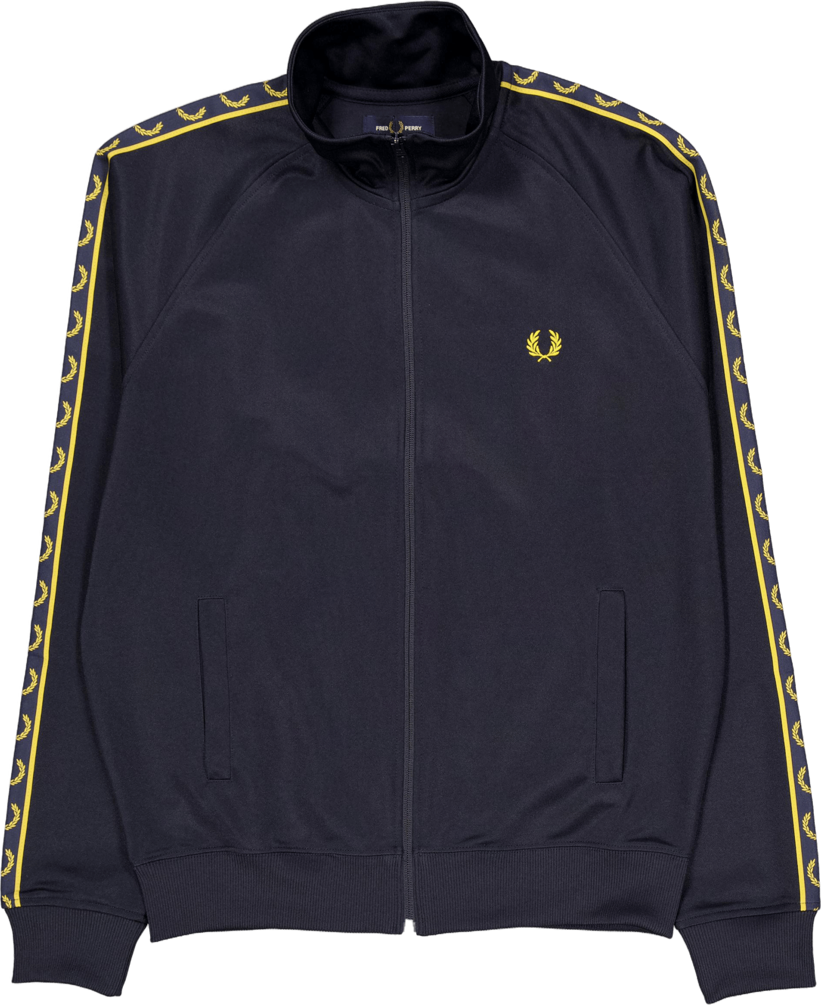 Contrast Tape Trk Jkt Navy/honeycomb