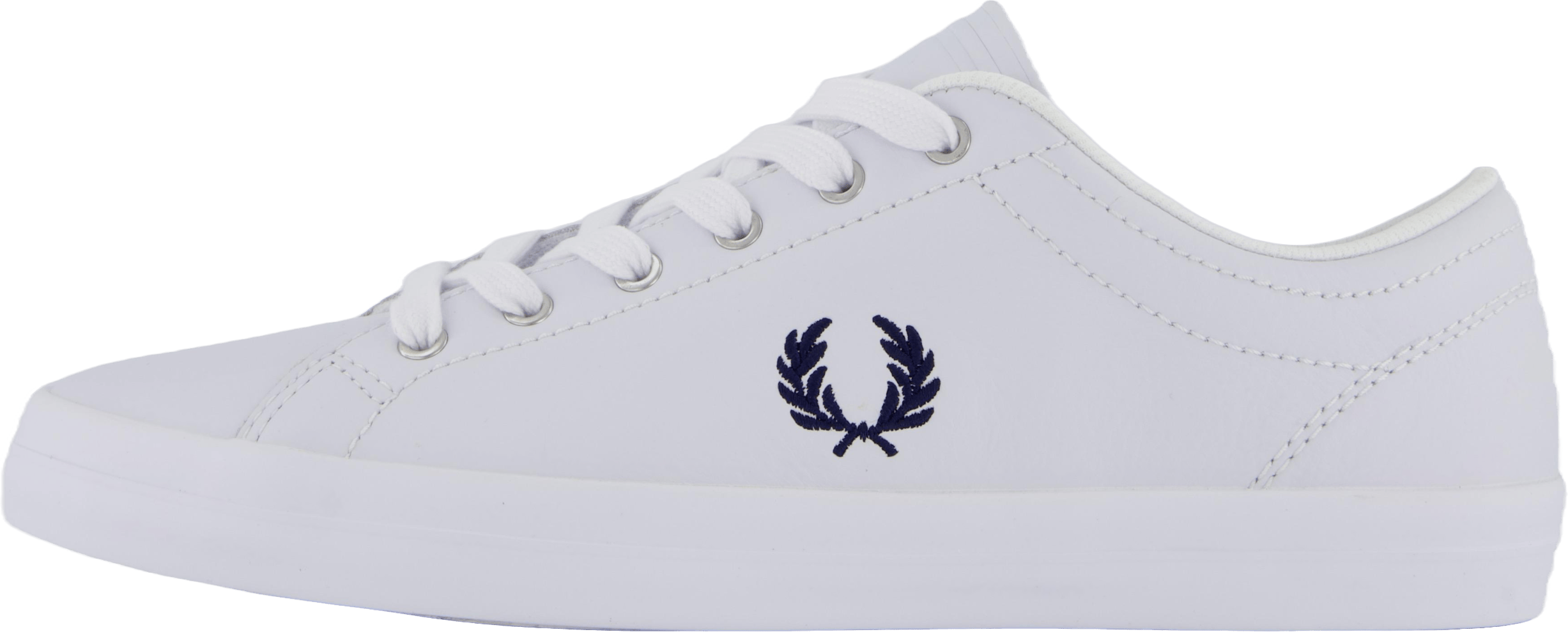 Baseline Leather White/navy