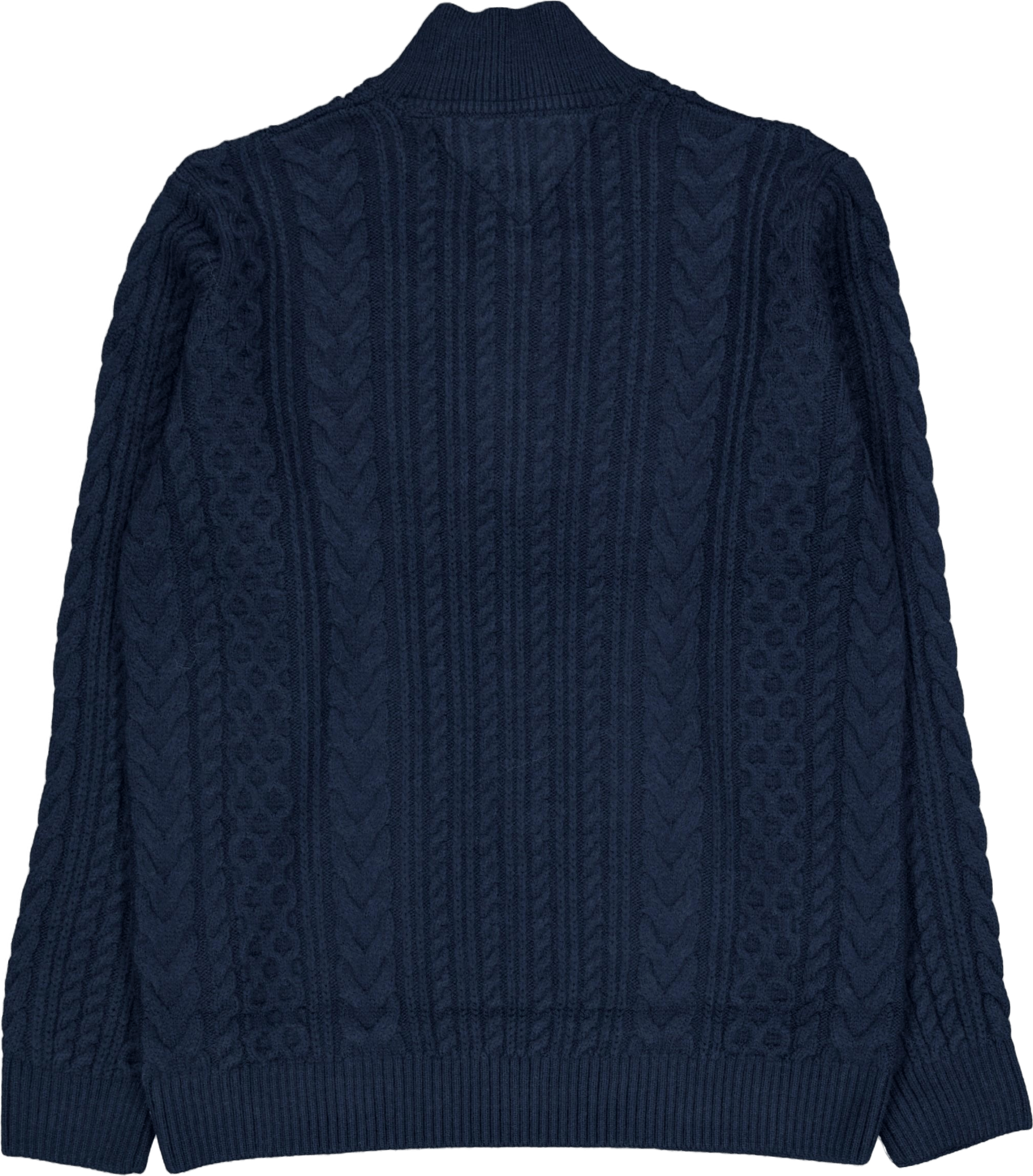 Tjm Reg Cable S Flag 1/4 Zip Dark Night Navy - Bild 2