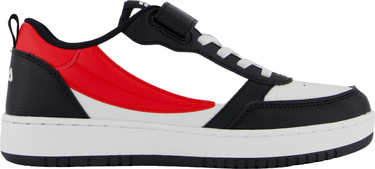 Fila Rega Nf Velcro Kids Black-fila Red