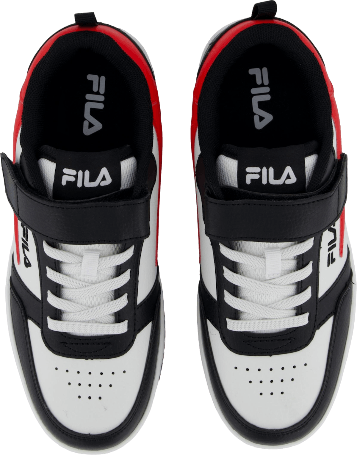 Fila Rega Nf Velcro Kids Black-fila Red