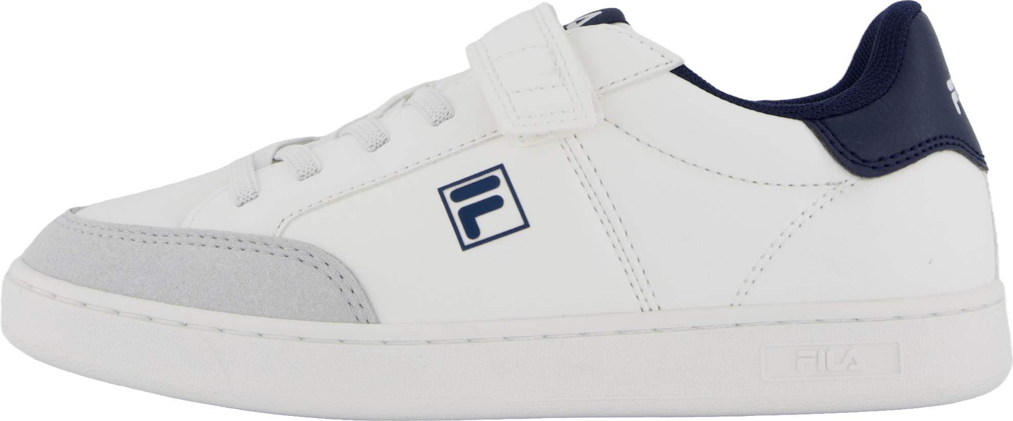 Courtbay Velcro Kids White-fila Navy