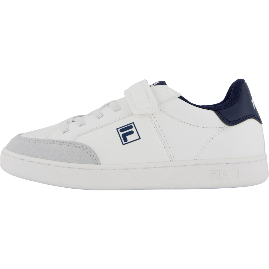 Courtbay Velcro Kids White-fila Navy