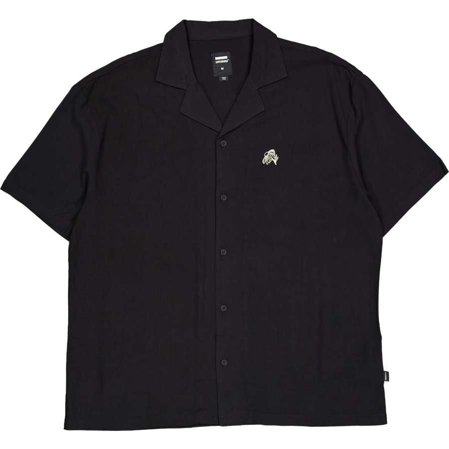 Madi Shirt Ba2 Black Ylw Embroidery