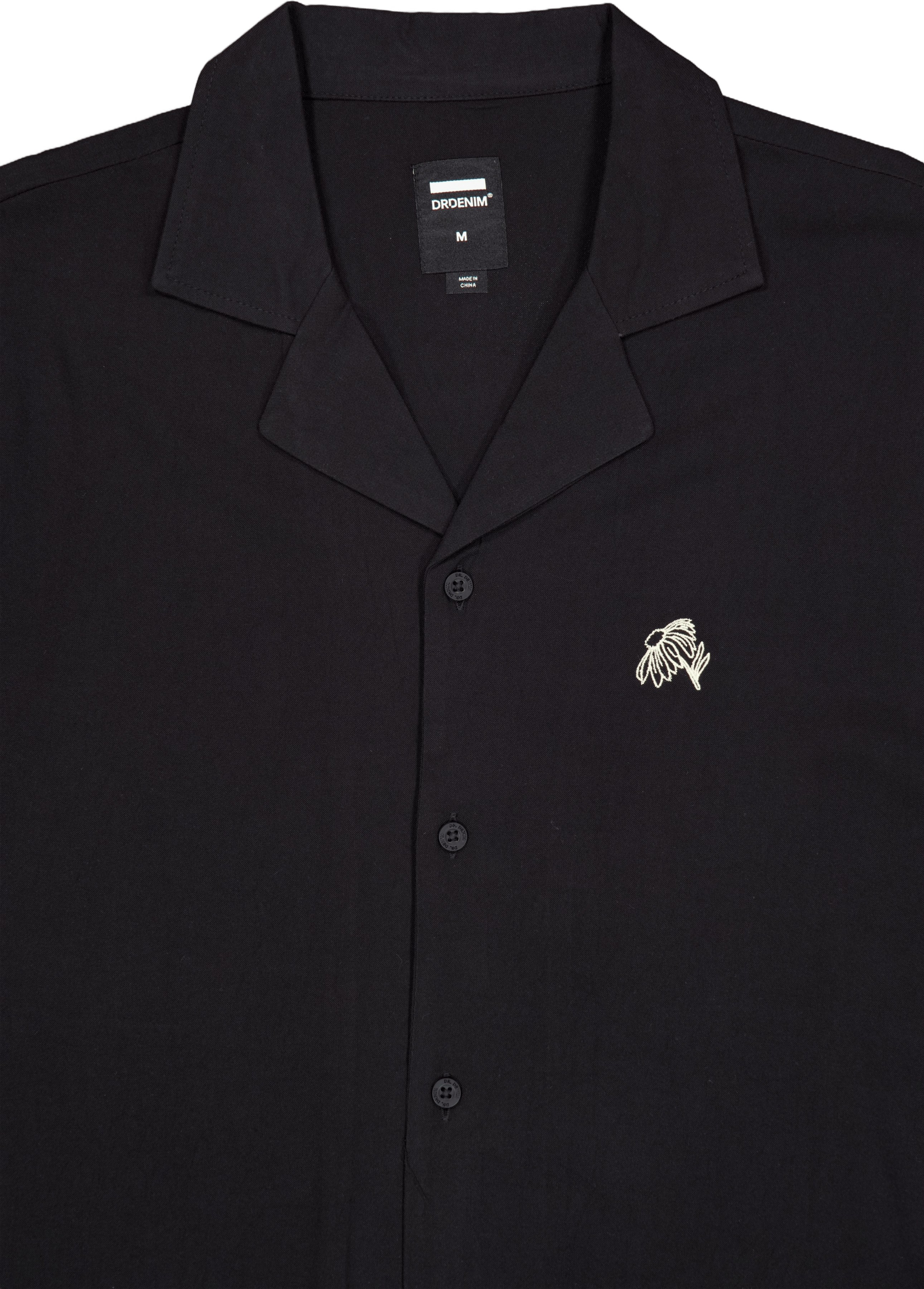 Madi Shirt Ba2 Black Ylw Embroidery - Bild 3