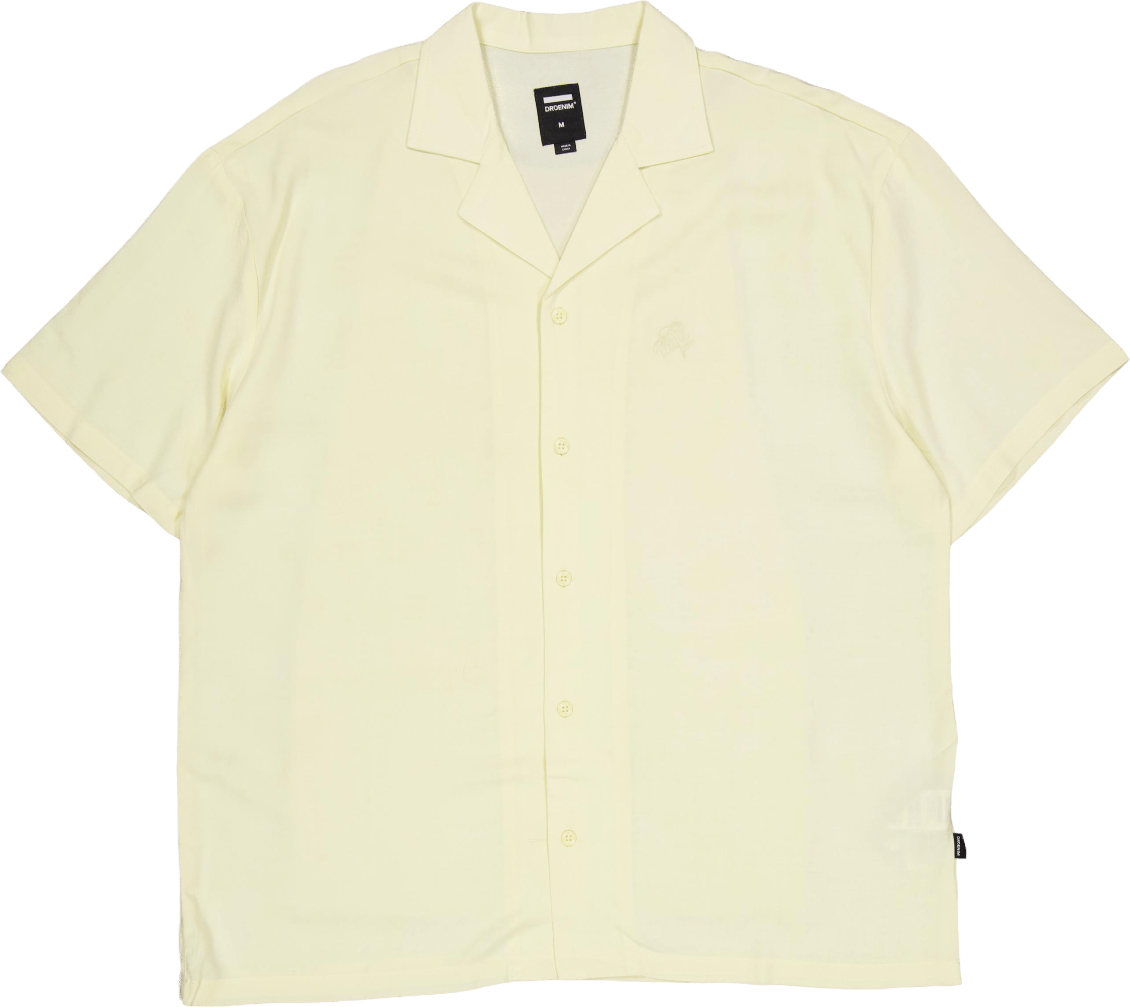 Madi Shirt Ba4 Light Yellow Embroidery, Male, Kläder, Tops, M